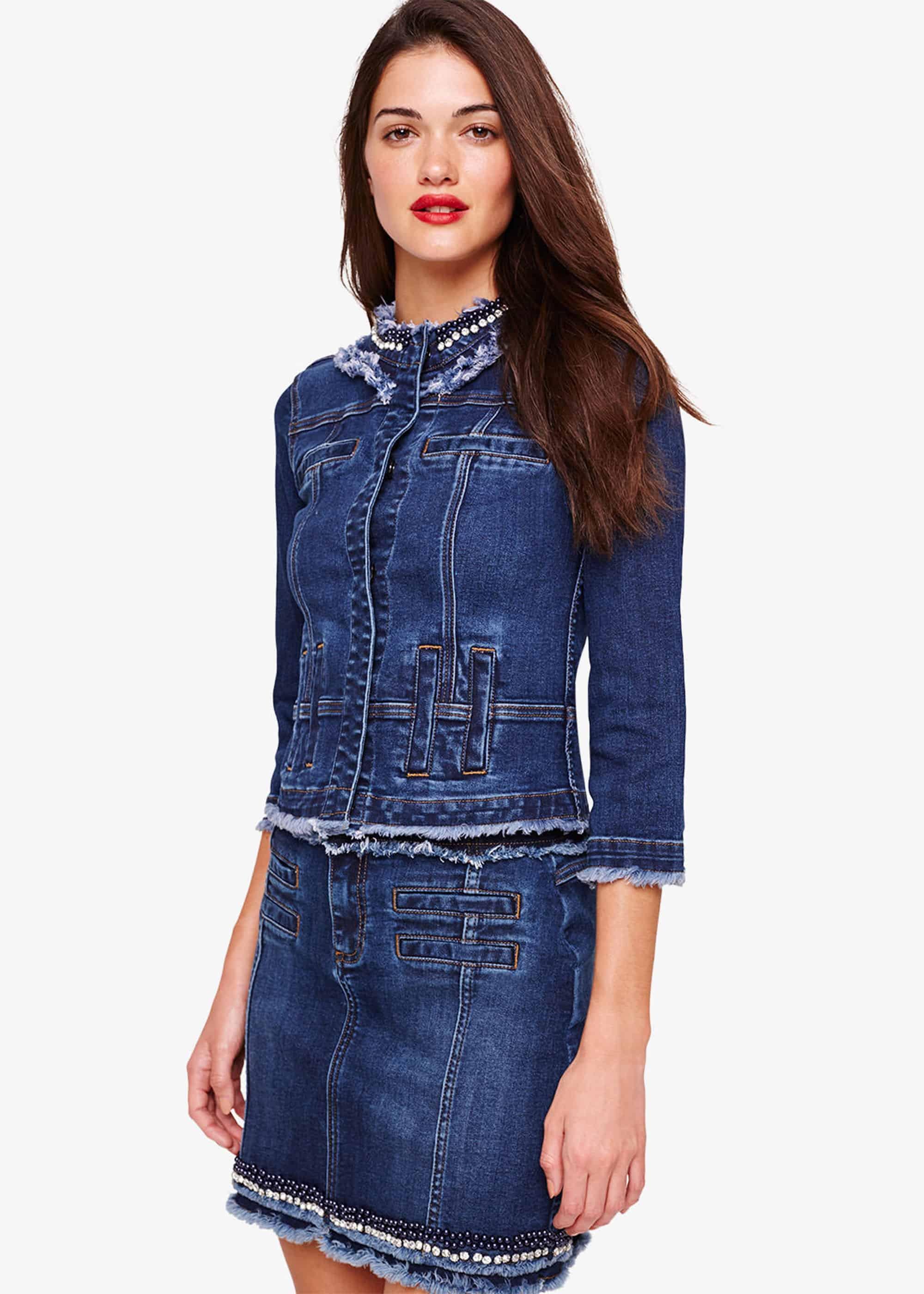 Jorja Embellished Denim Jacket
