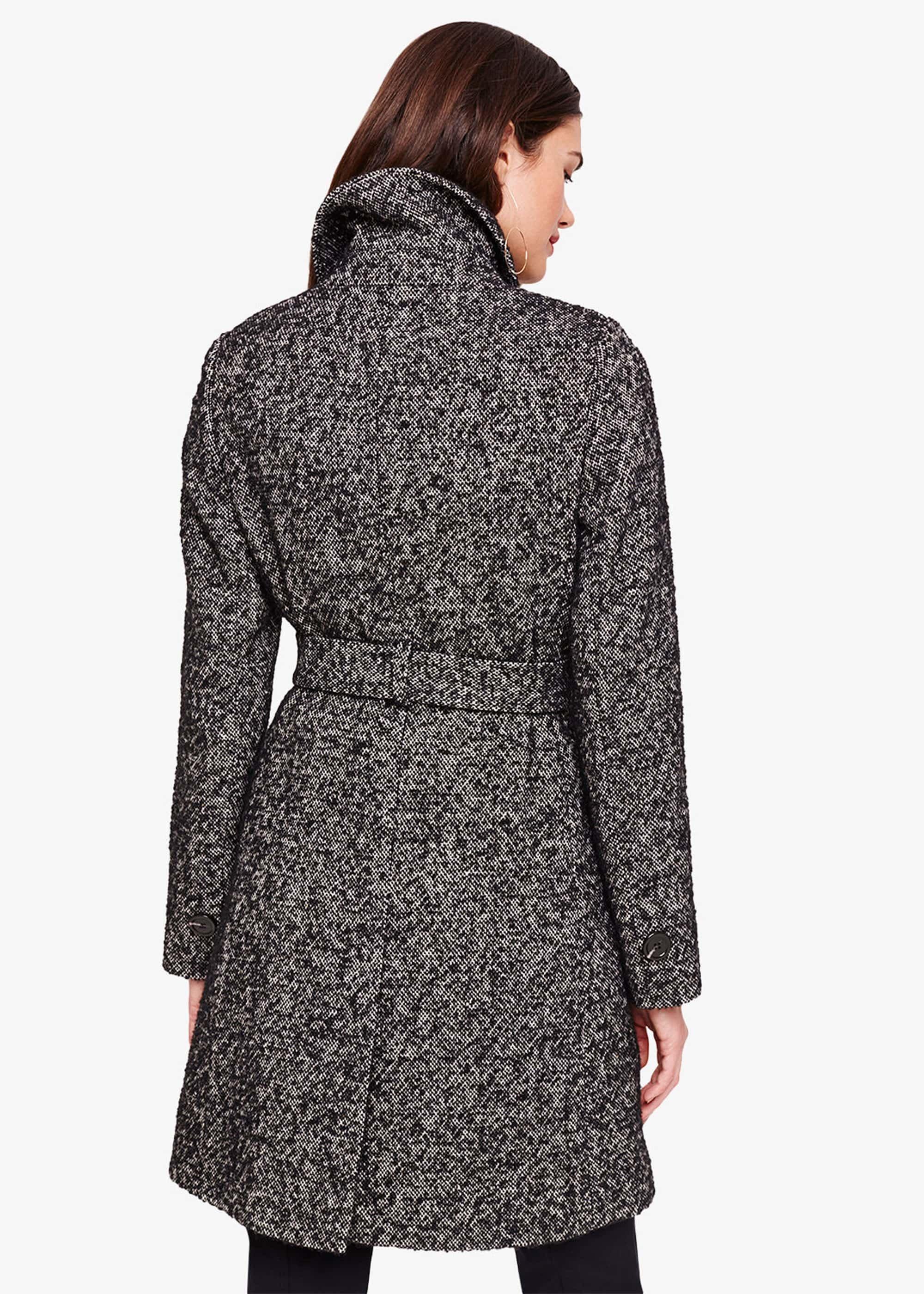Anna Tweed Belted Coat