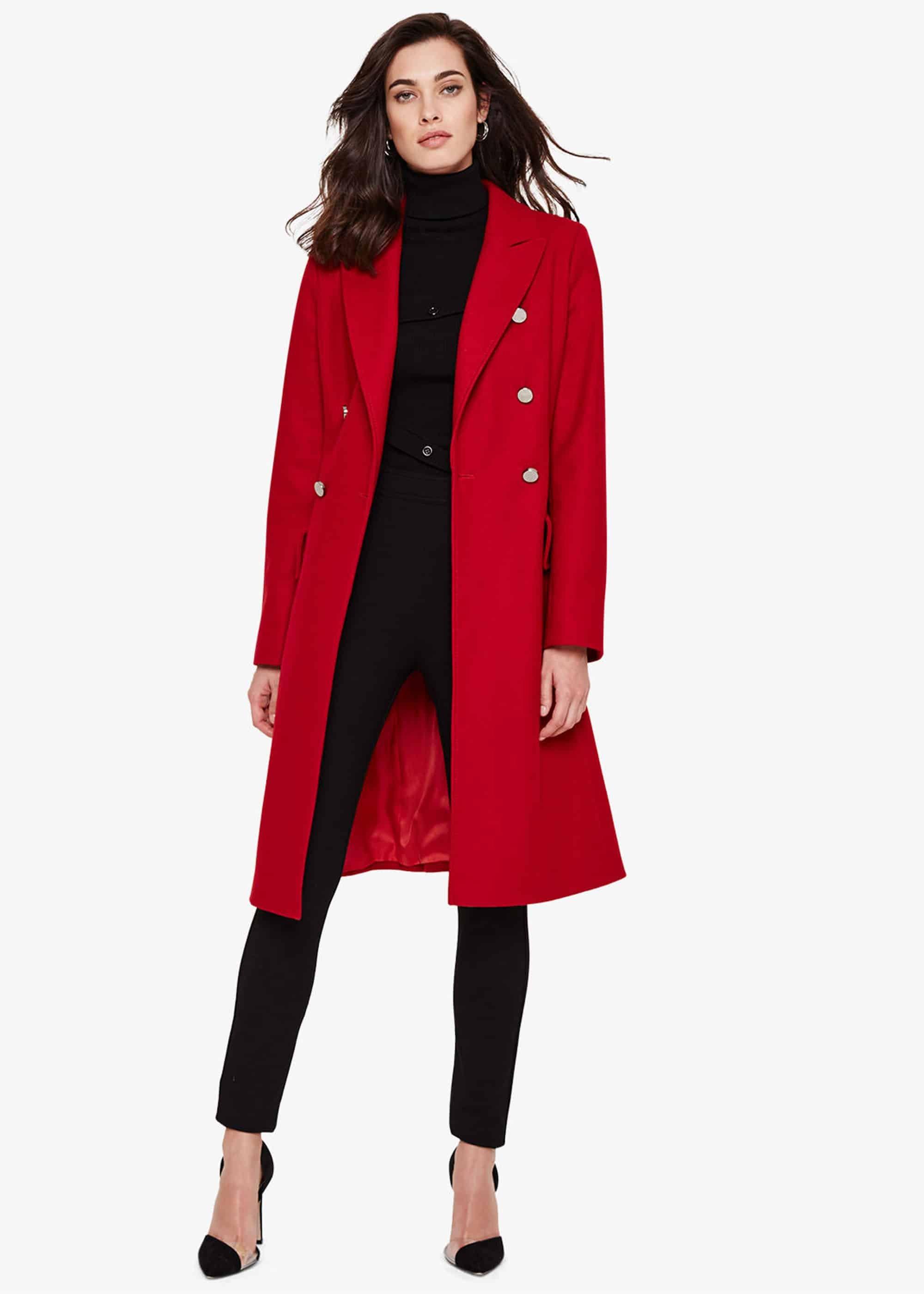 Roxi Large Pocket Belted Coat