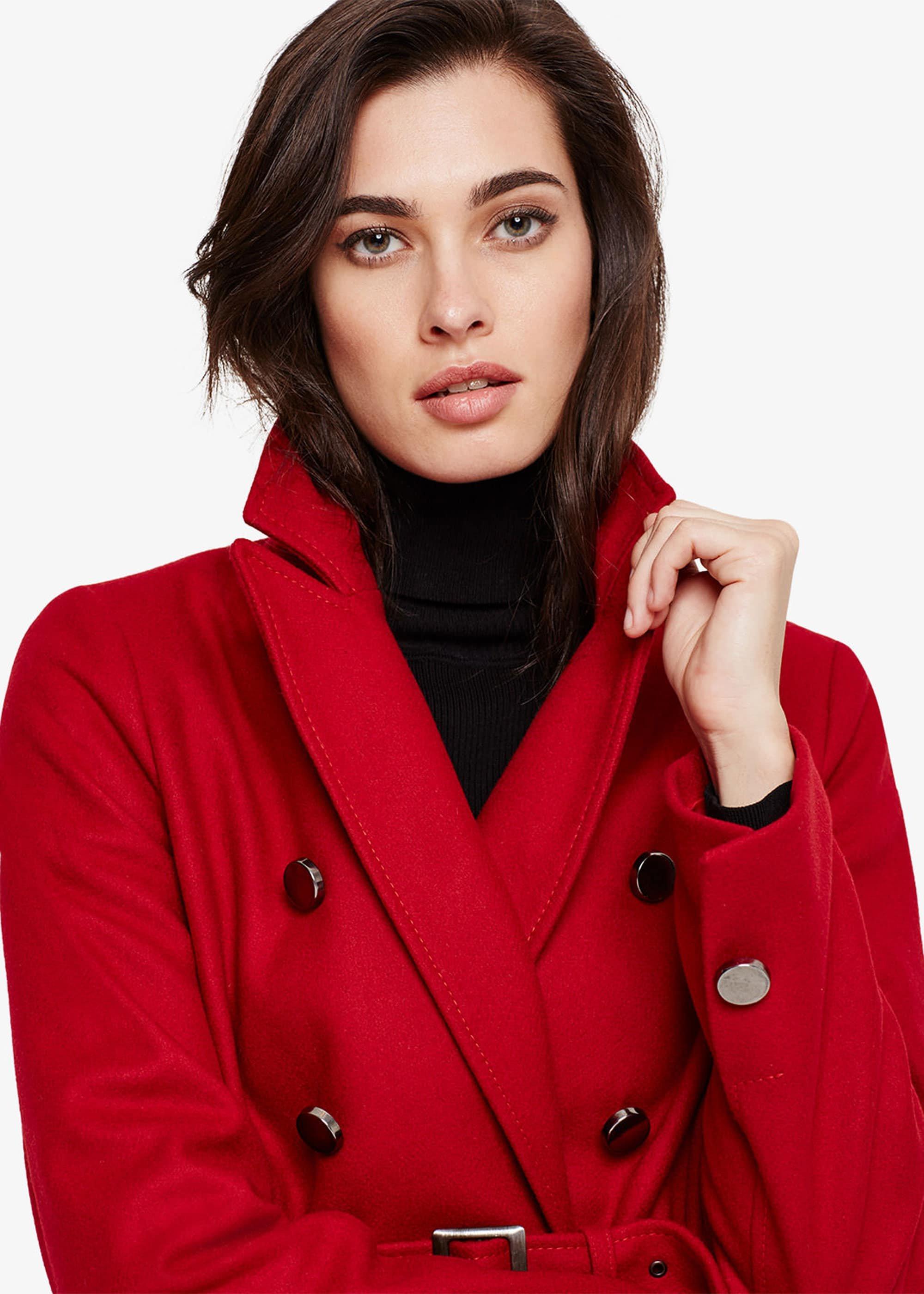 Roxi Large Pocket Belted Coat