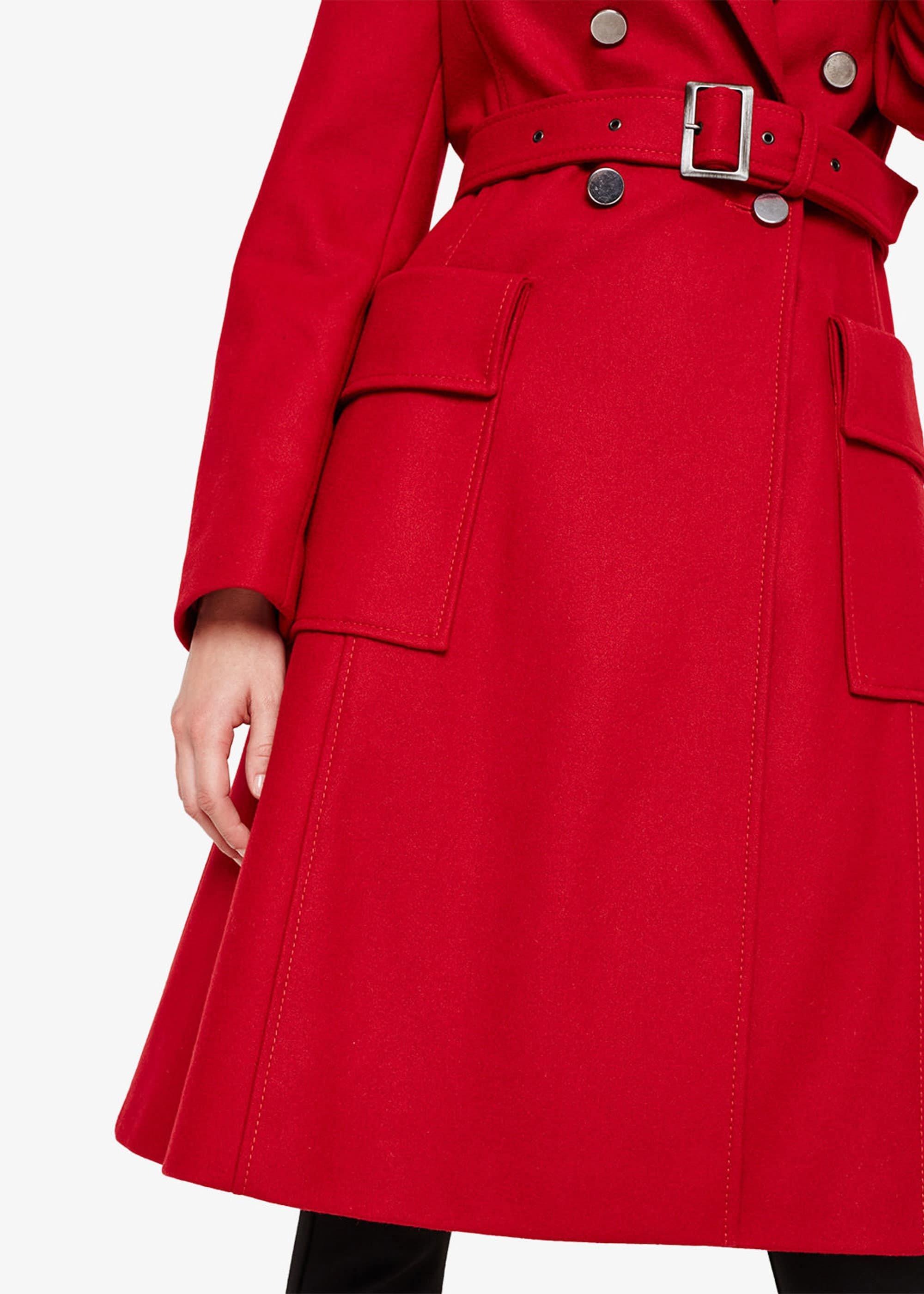 Roxi Large Pocket Belted Coat
