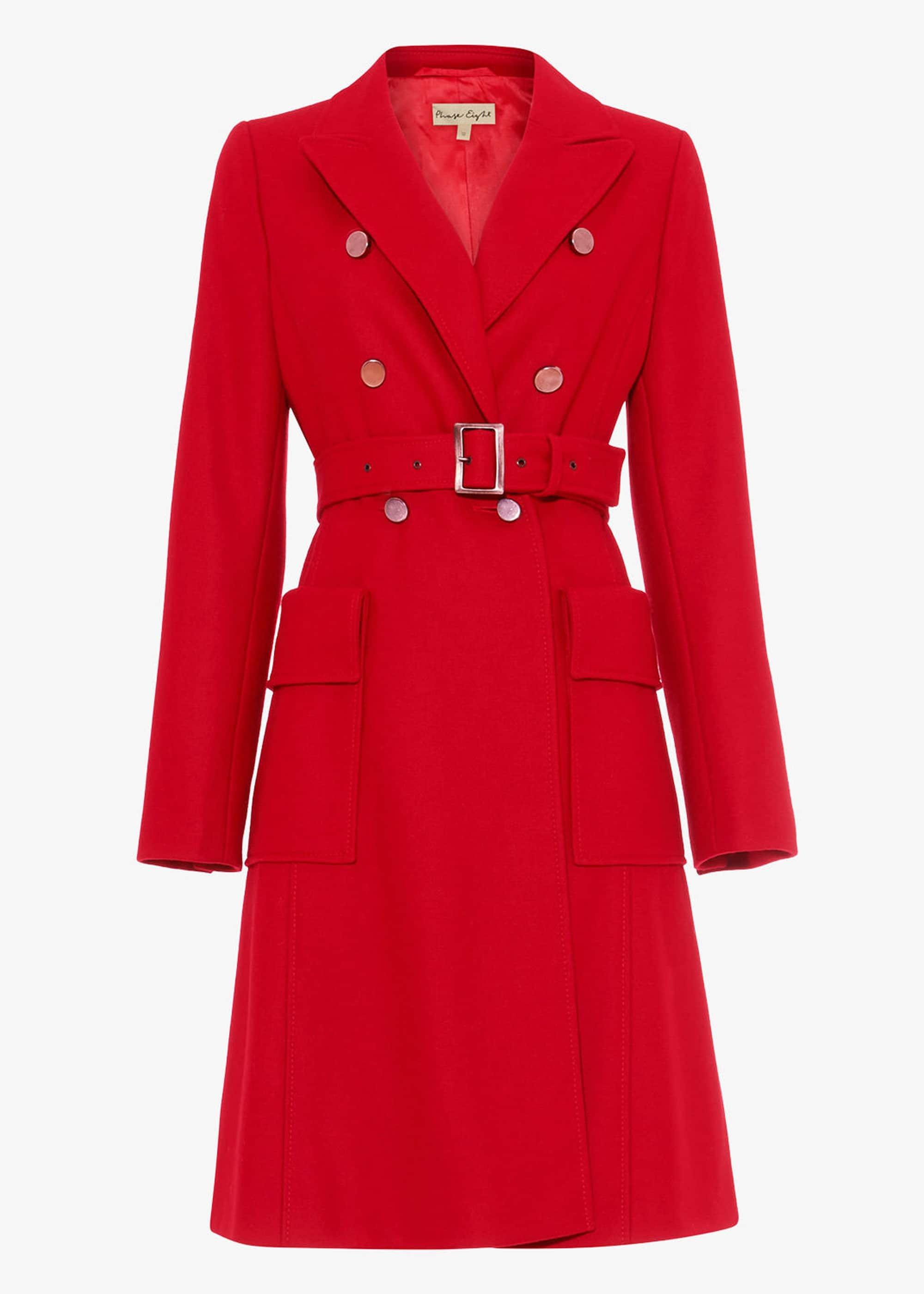 Roxi Large Pocket Belted Coat