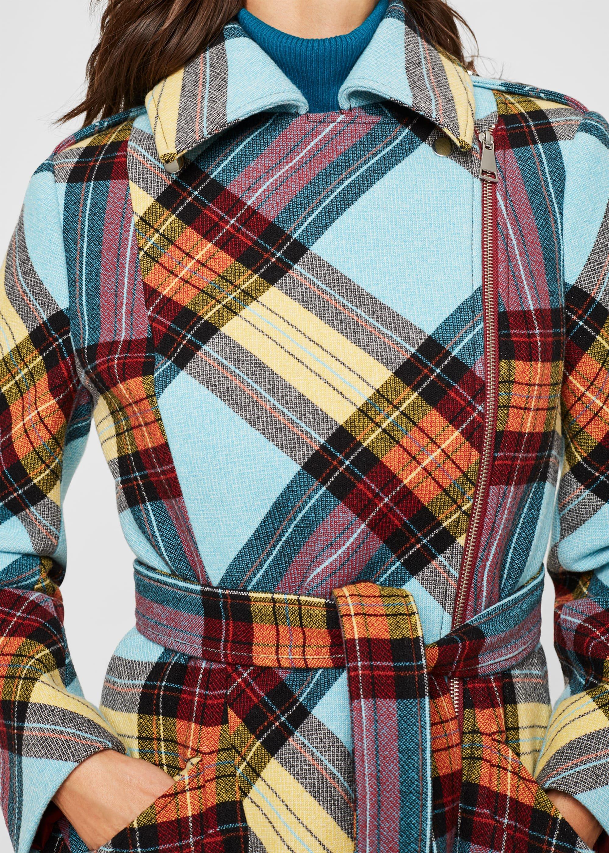 Cariss Check Coat