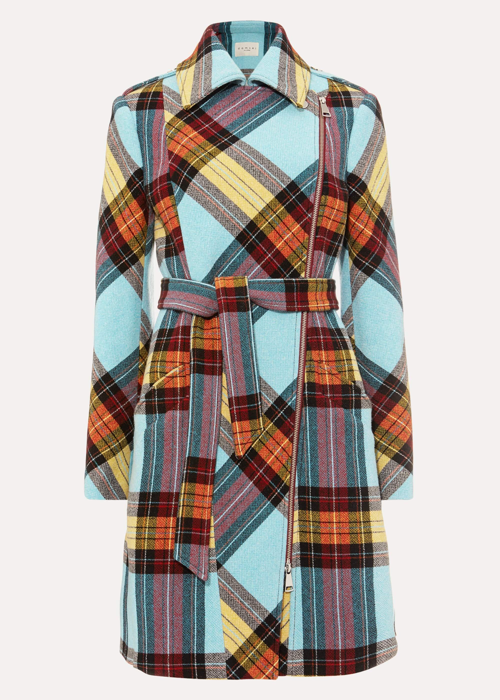 Cariss Check Coat