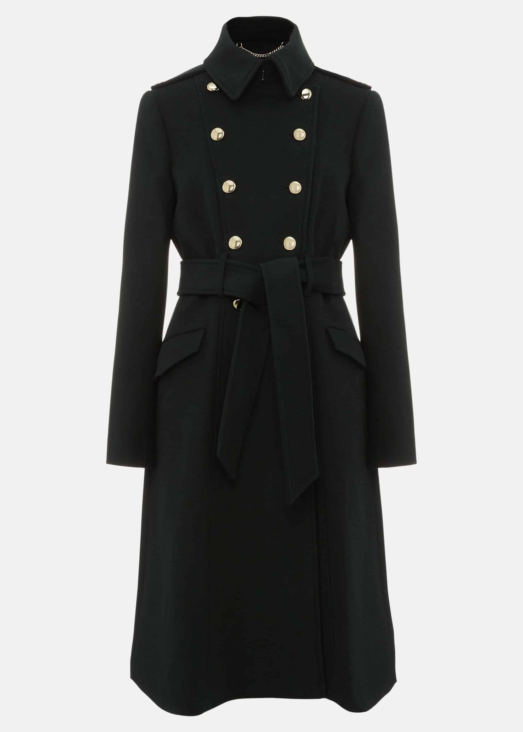 Elletra Military Wool Coat