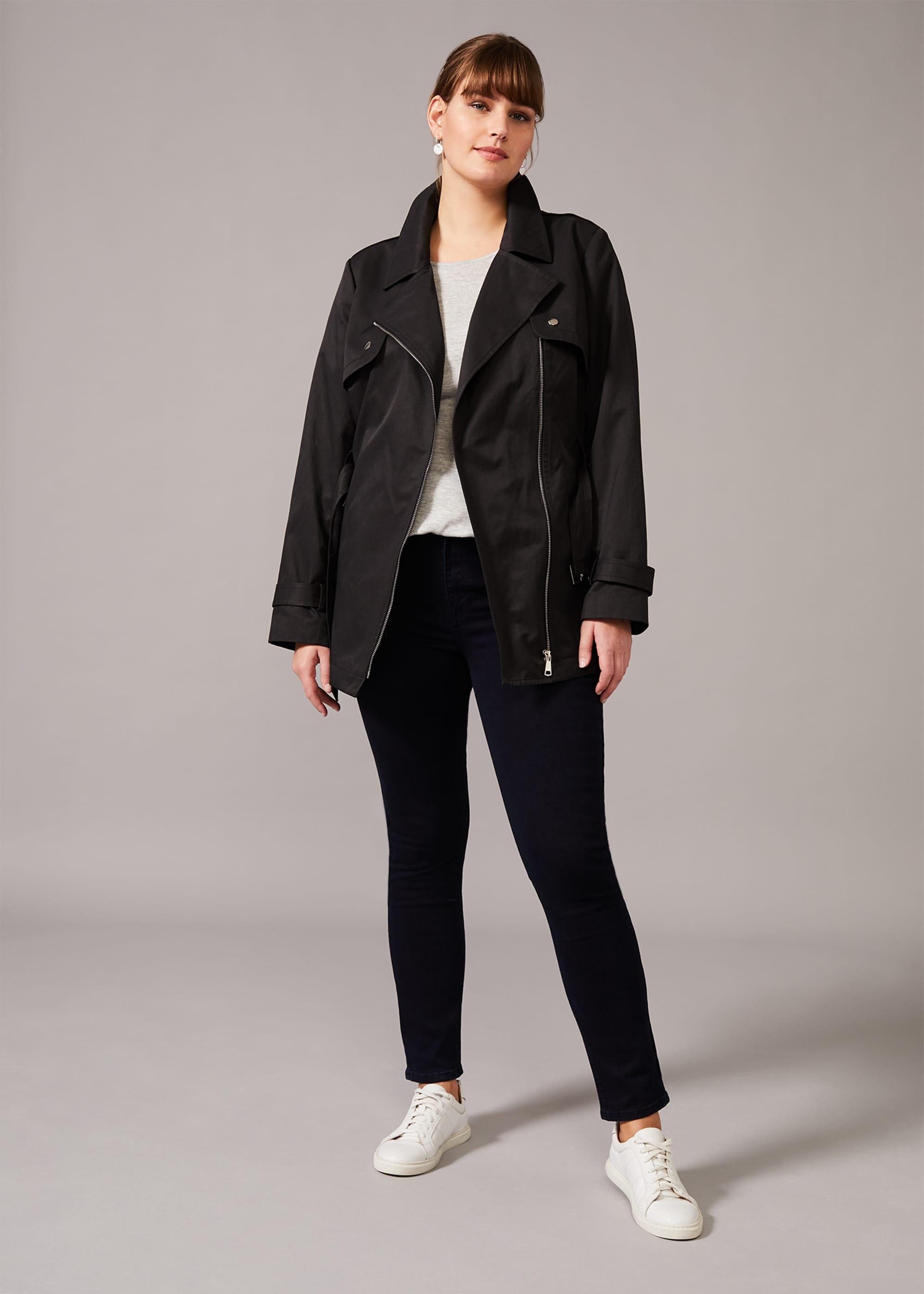 Rose Soft Biker Coat