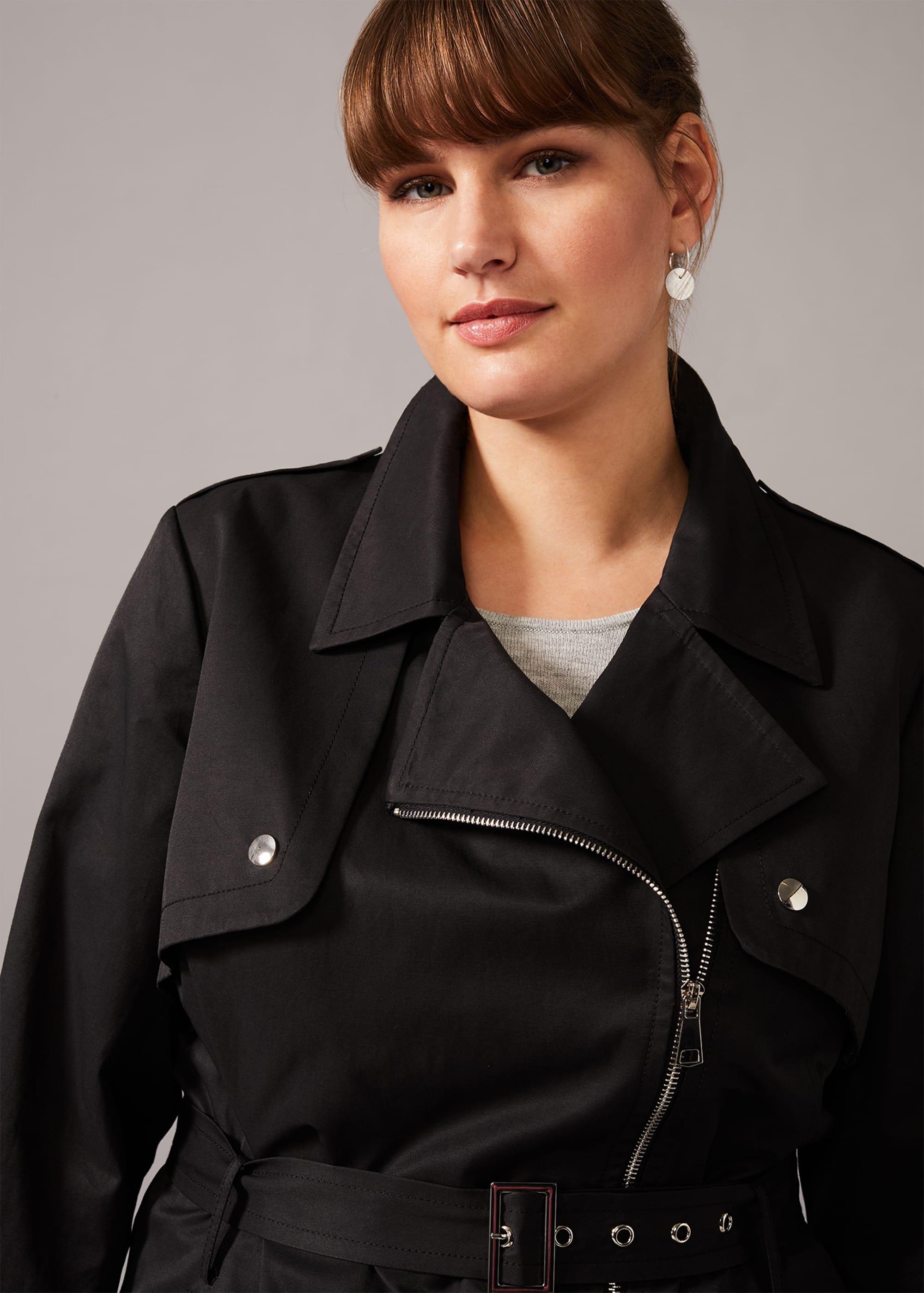 Rose Soft Biker Coat