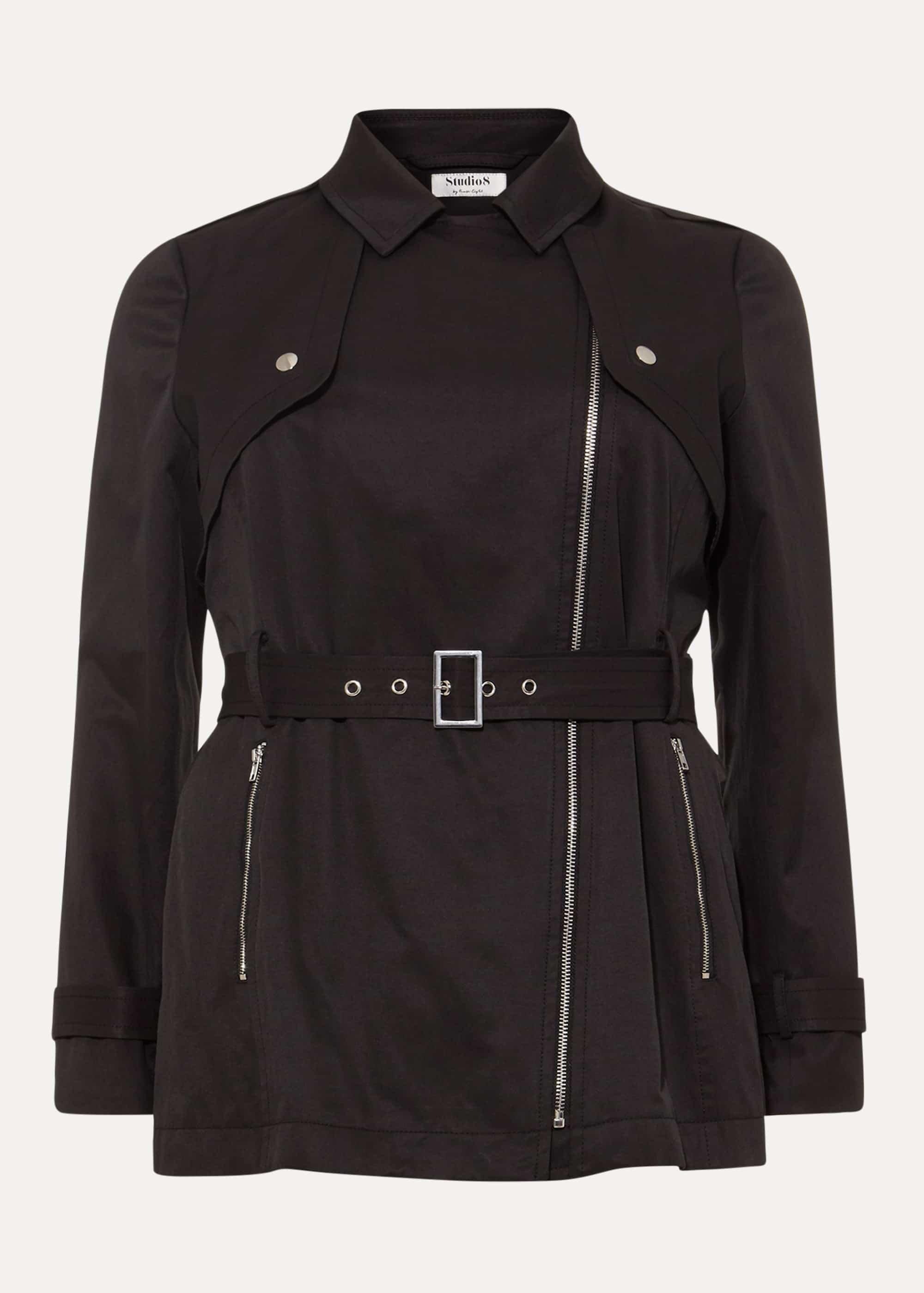 Rose Soft Biker Coat