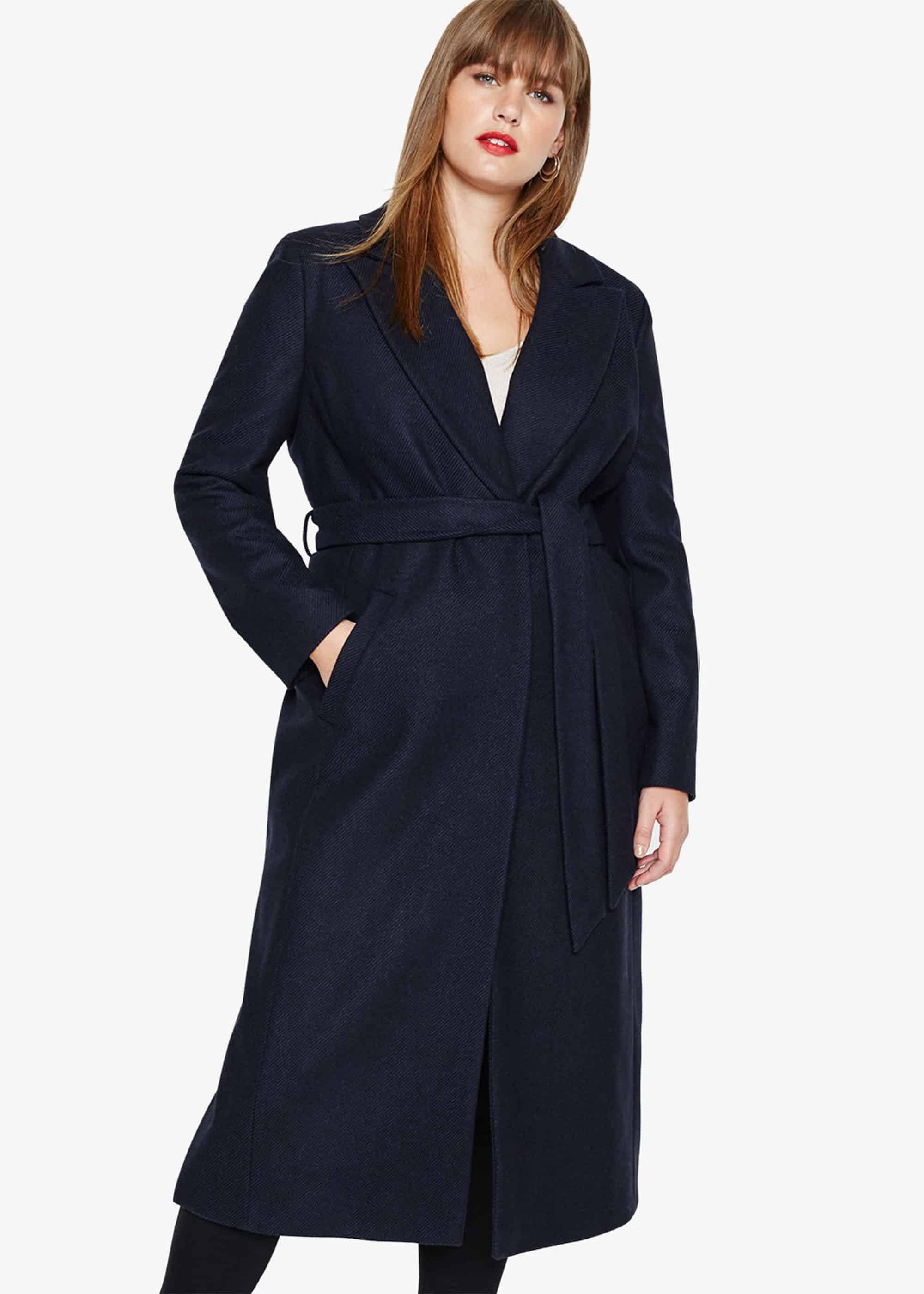 Fergie Faux Fur Collar Coat