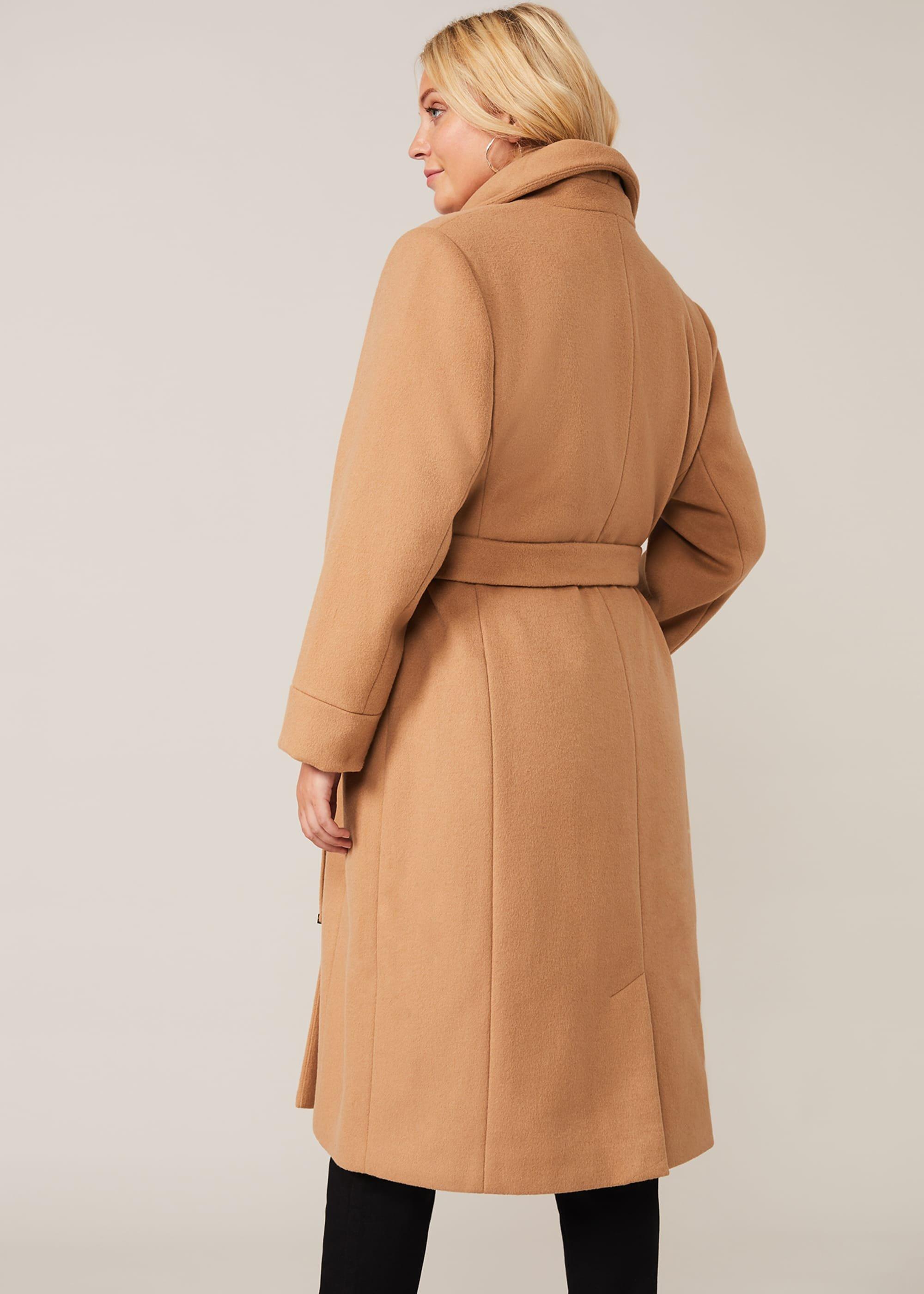 Nicci Belted Wool Coat