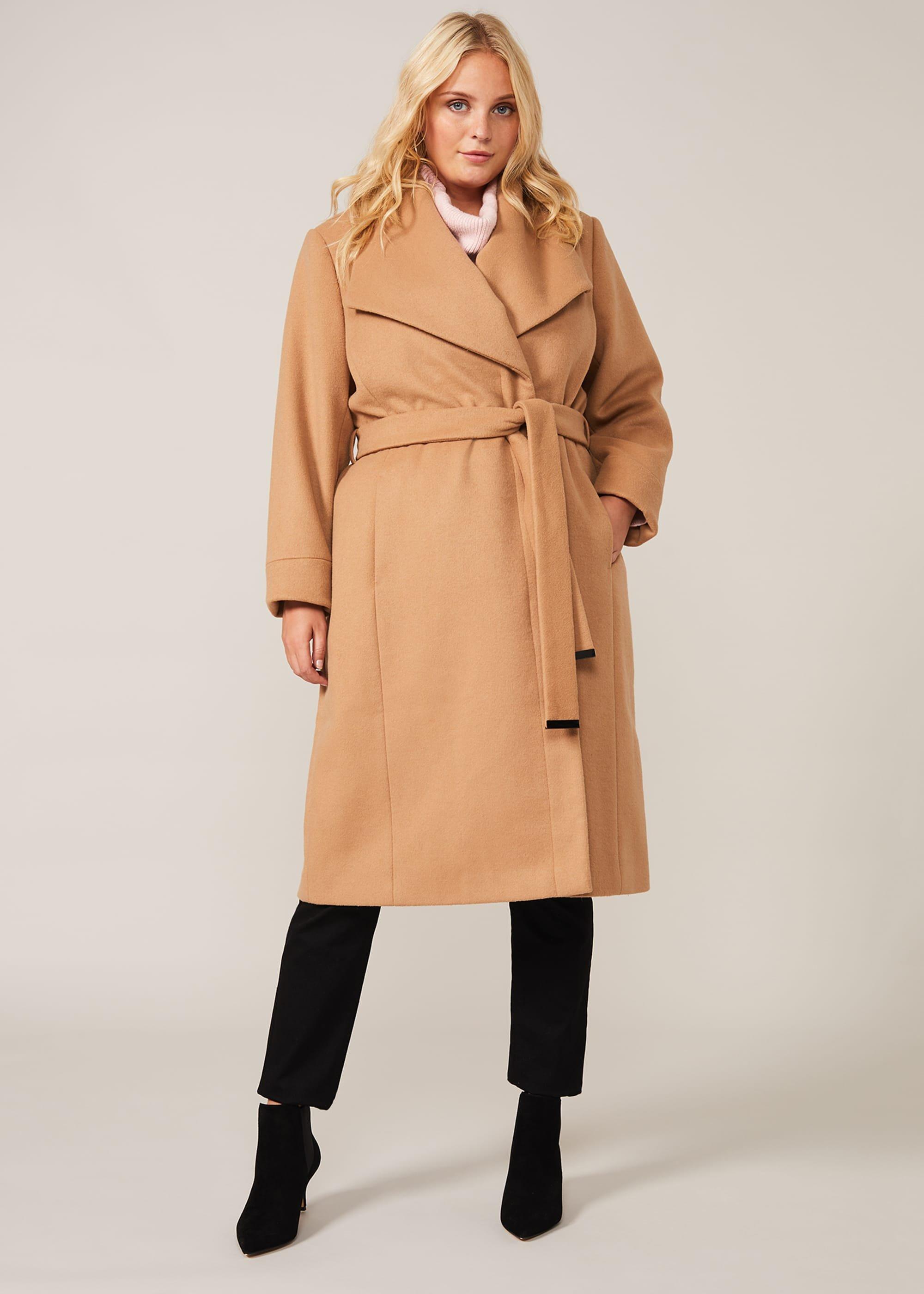 Nicci Belted Wool Coat