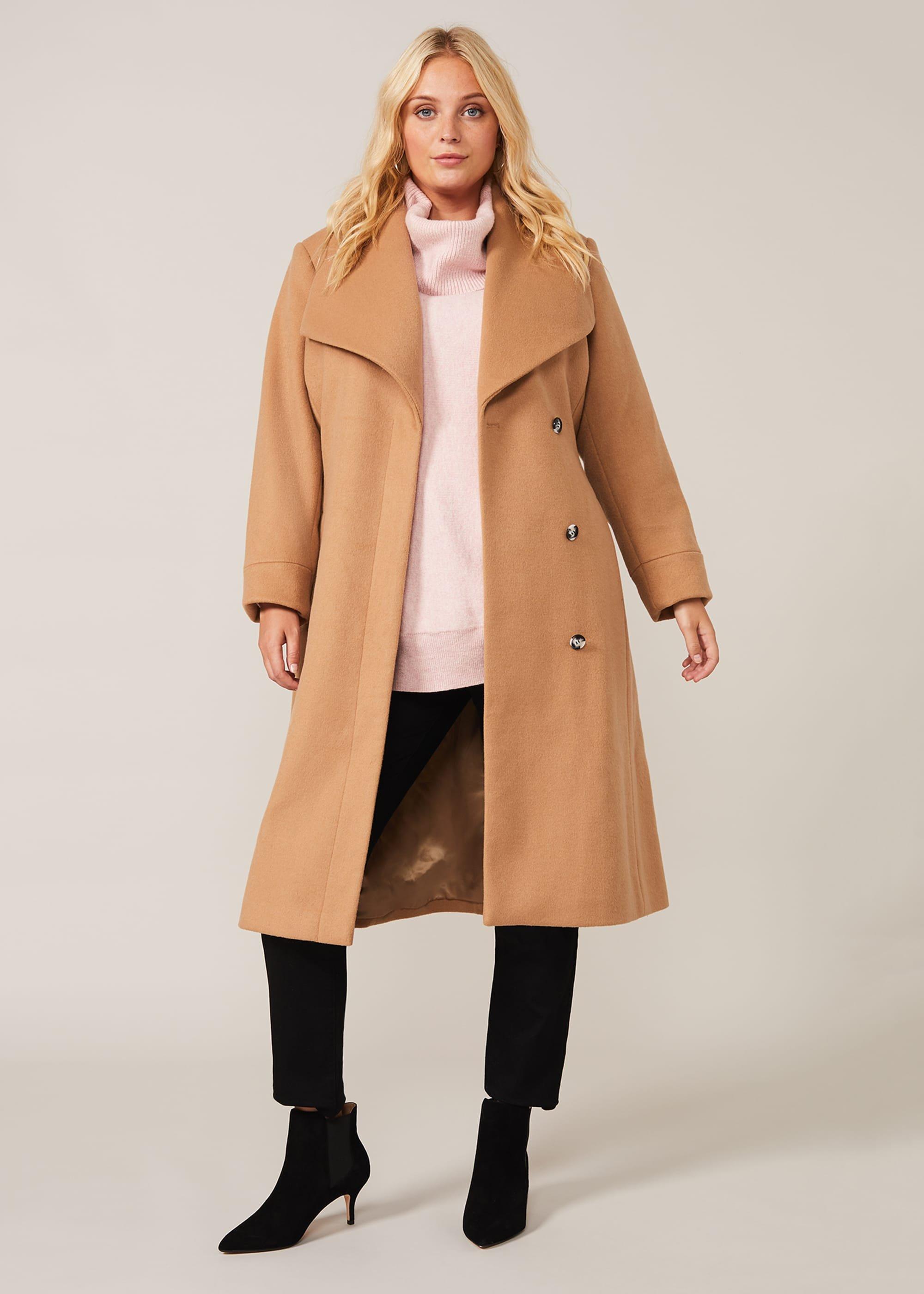 Nicci Belted Wool Coat