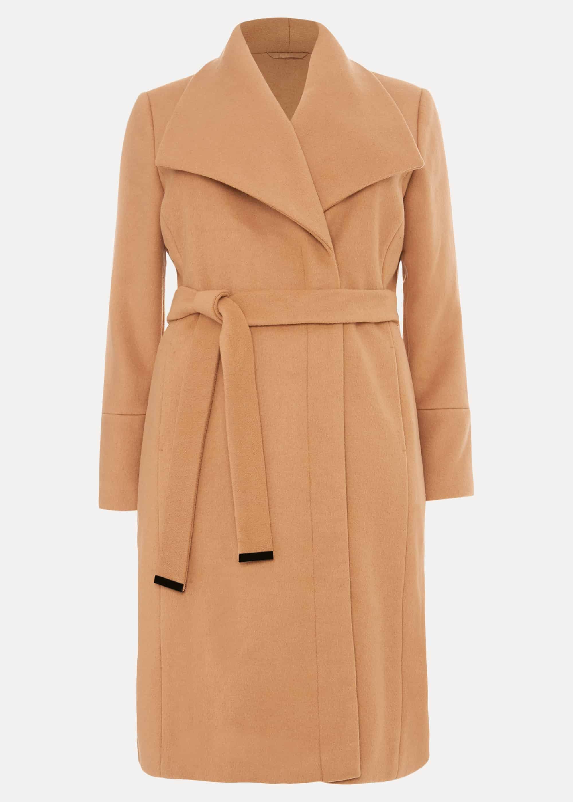 Nicci Belted Wool Coat