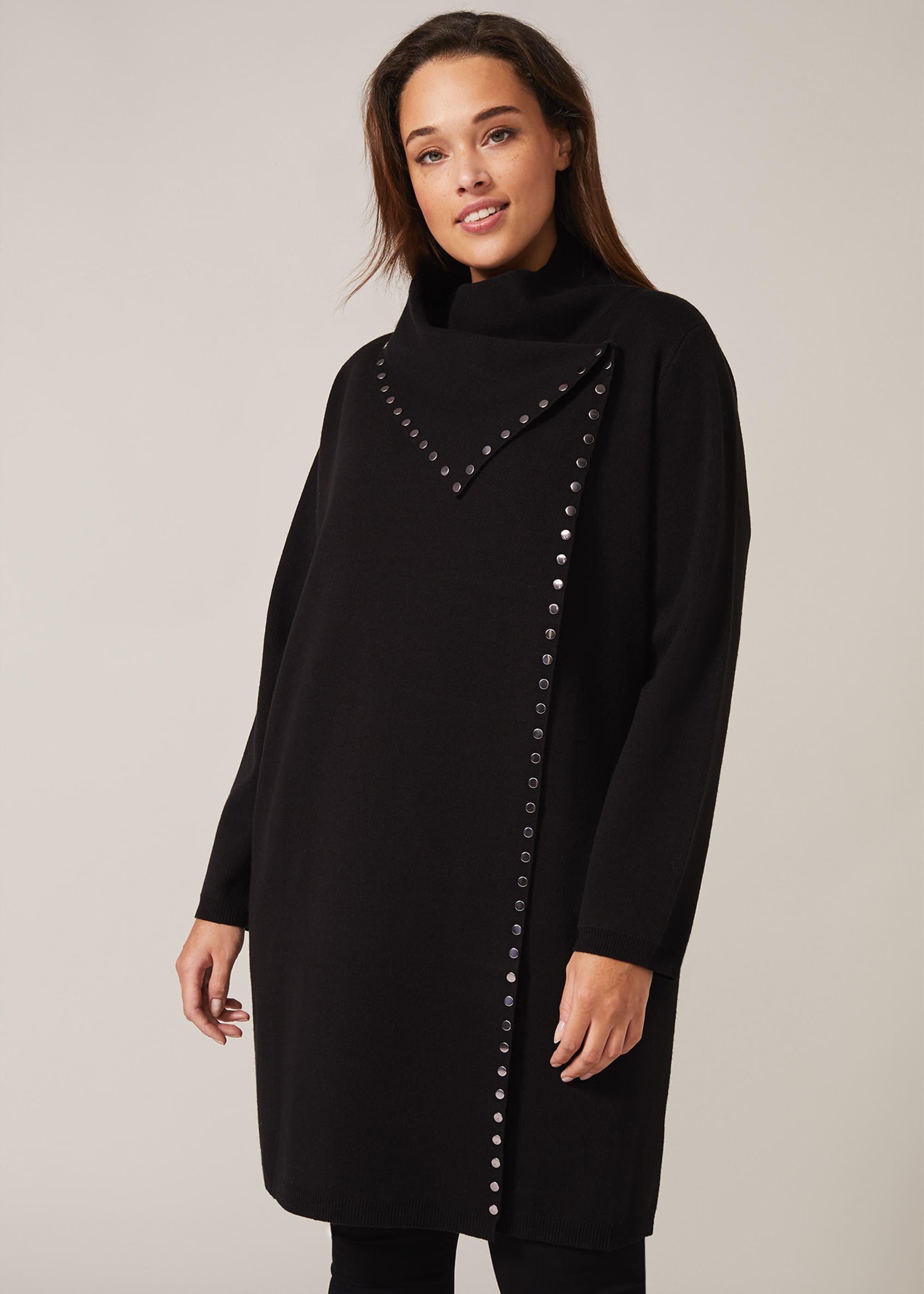 Paloma Stud Knit Coatigan