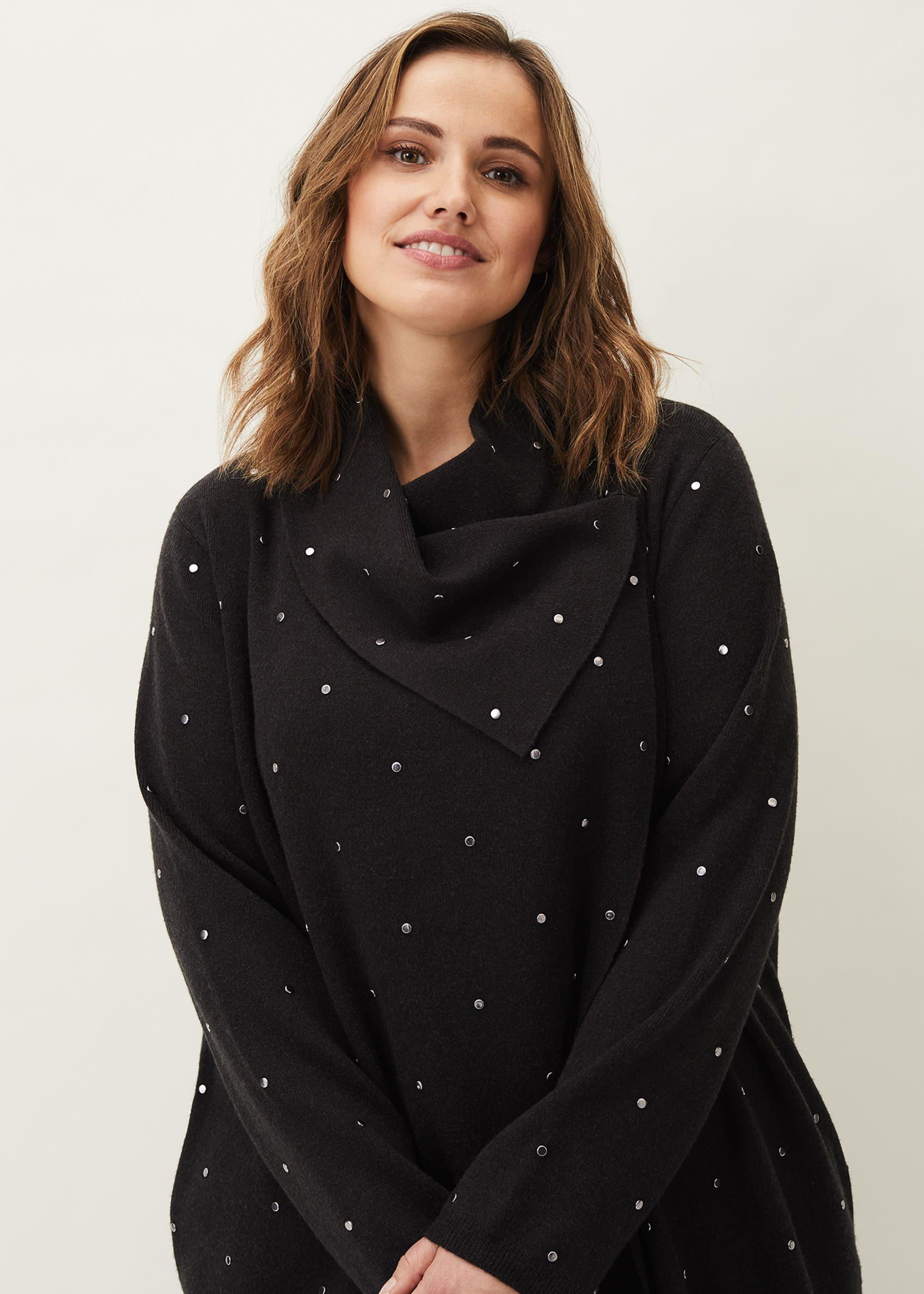Paloma Scattered Stud Coatigan
