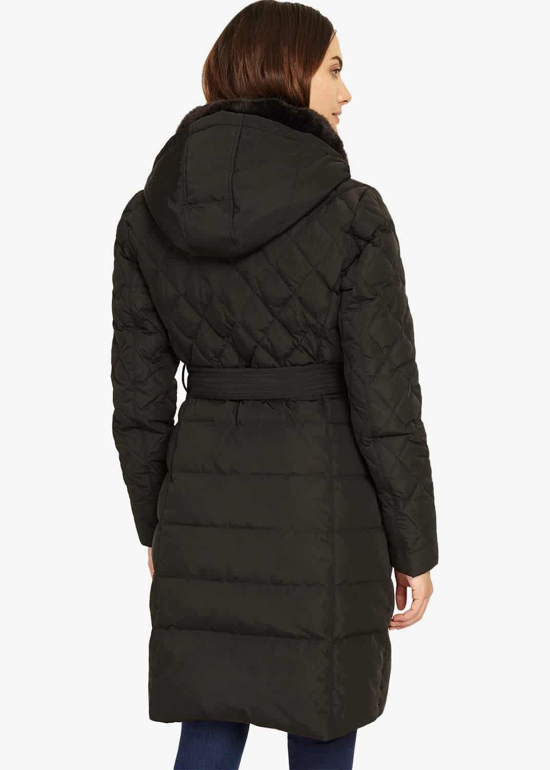 Deasia Long Diamond Puffer Coat