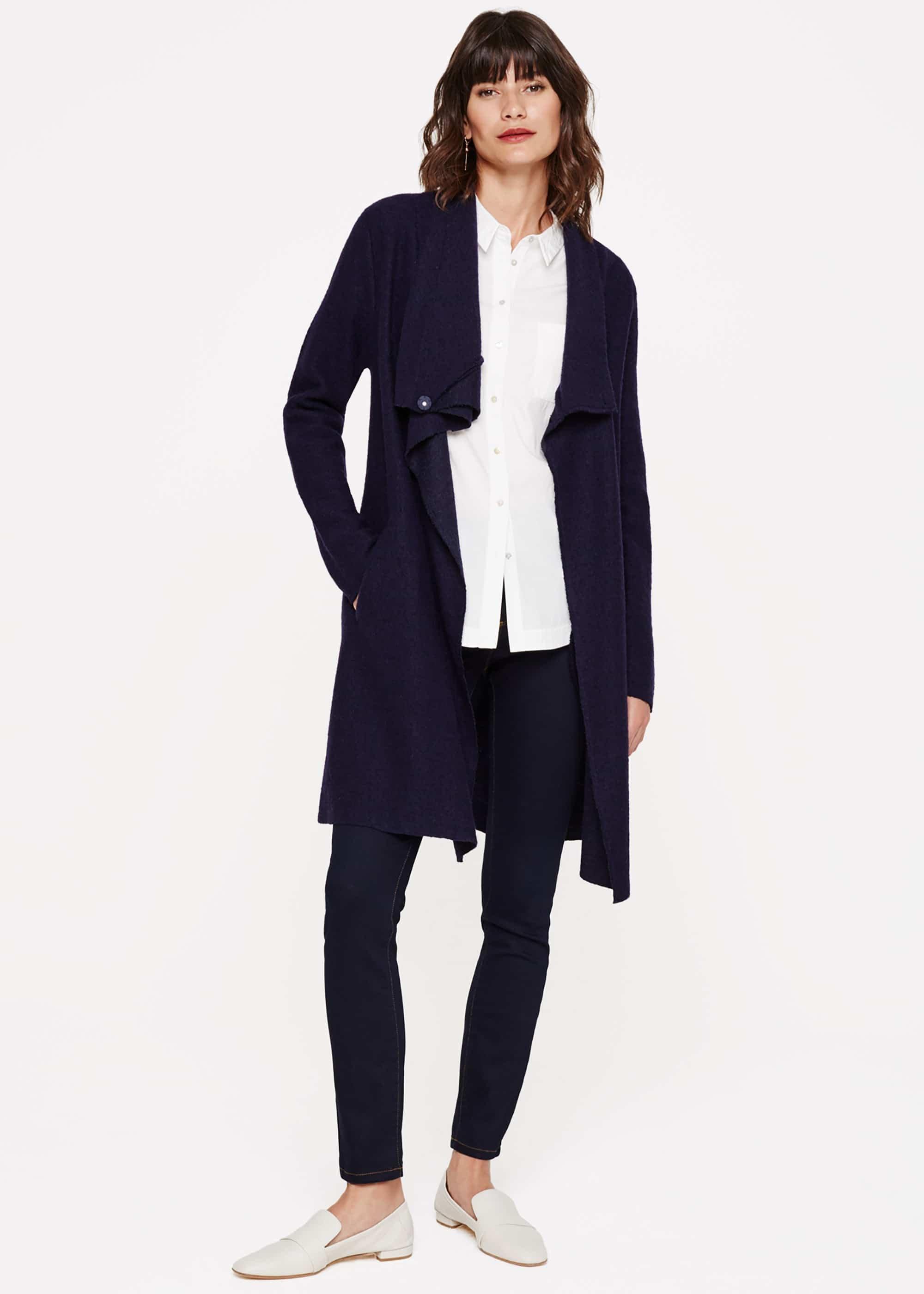 Bellona Level Hem Knit Coat