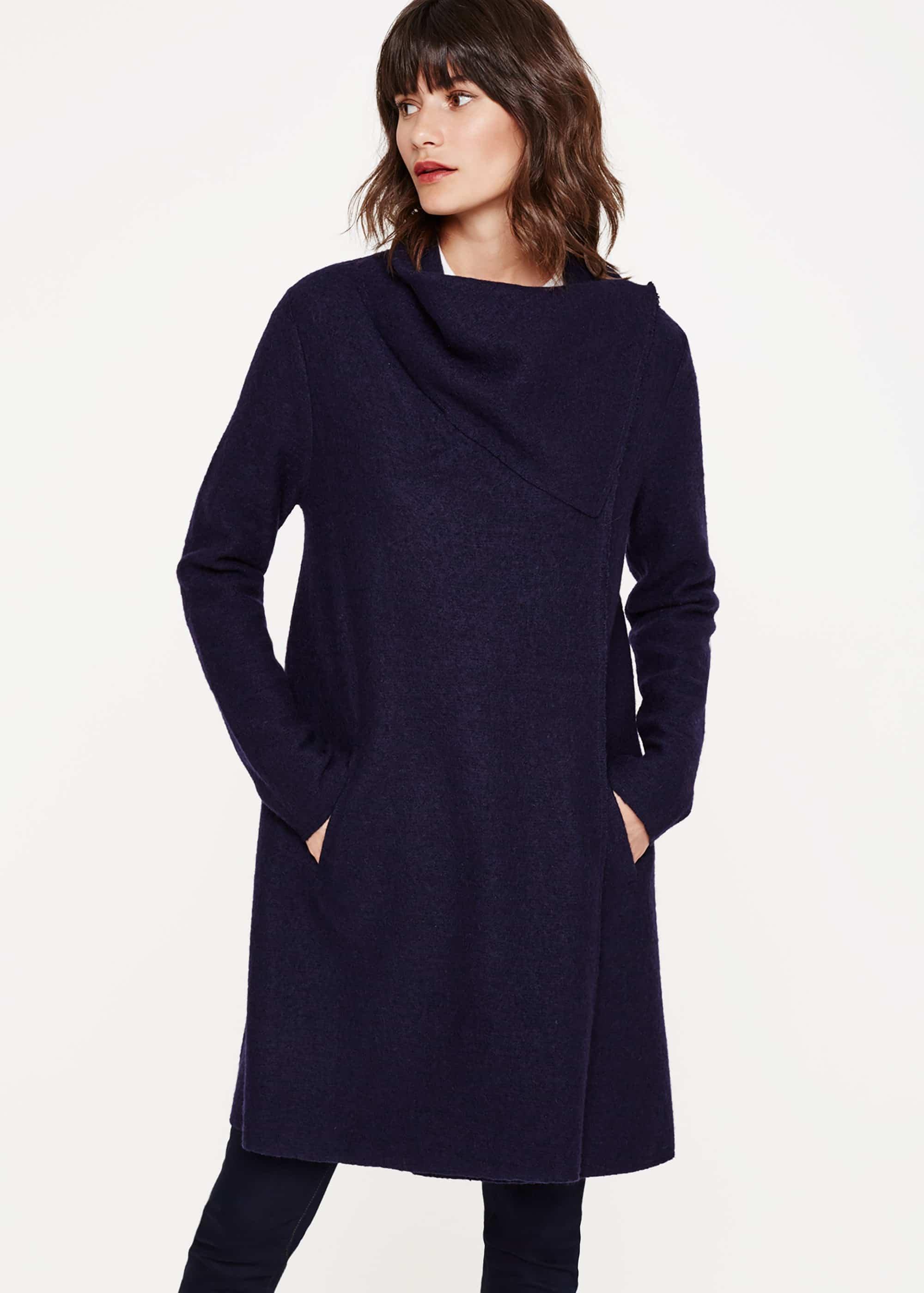 Bellona Level Hem Knit Coat