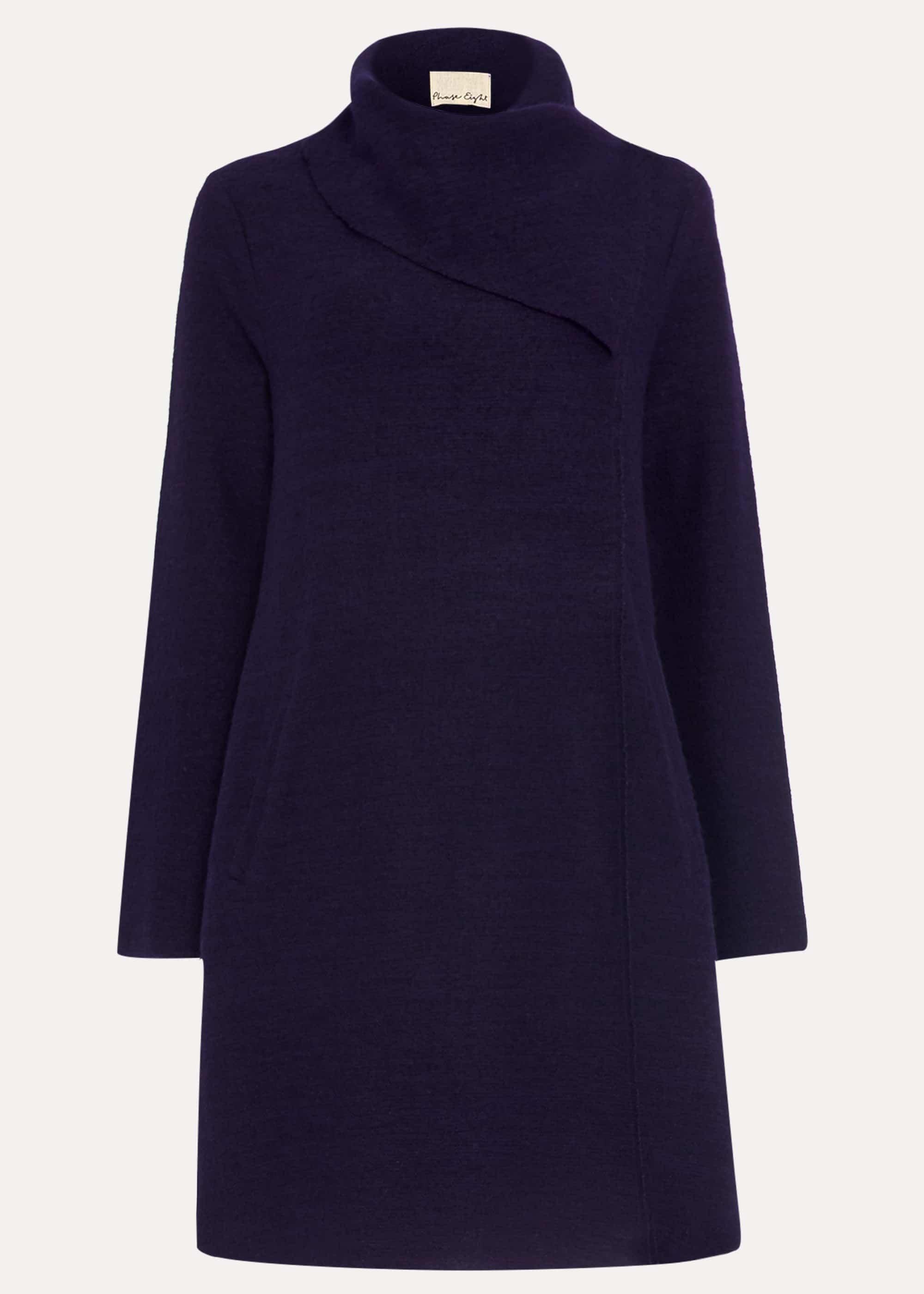 Bellona Level Hem Knit Coat