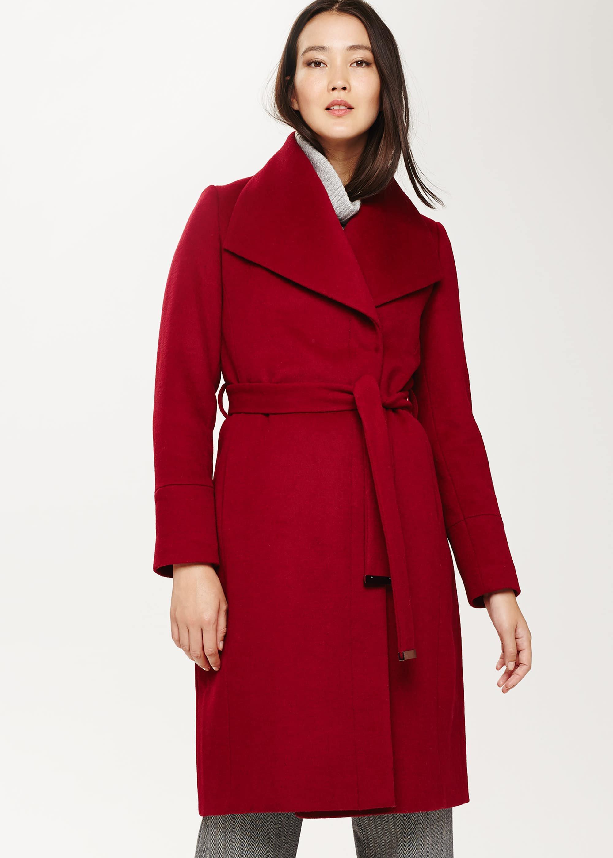 Nicci Belted Wool Coat