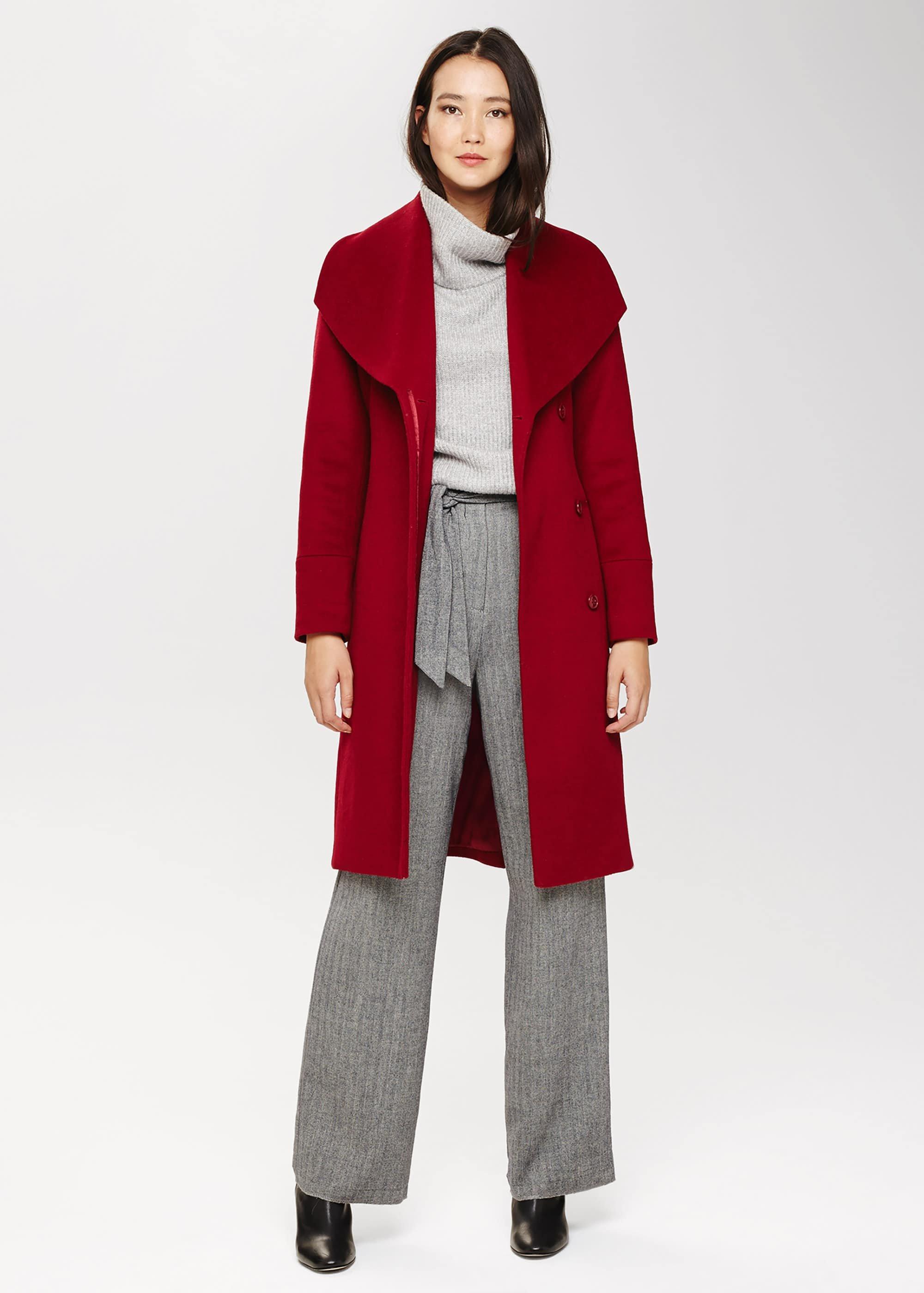 Nicci Belted Wool Coat