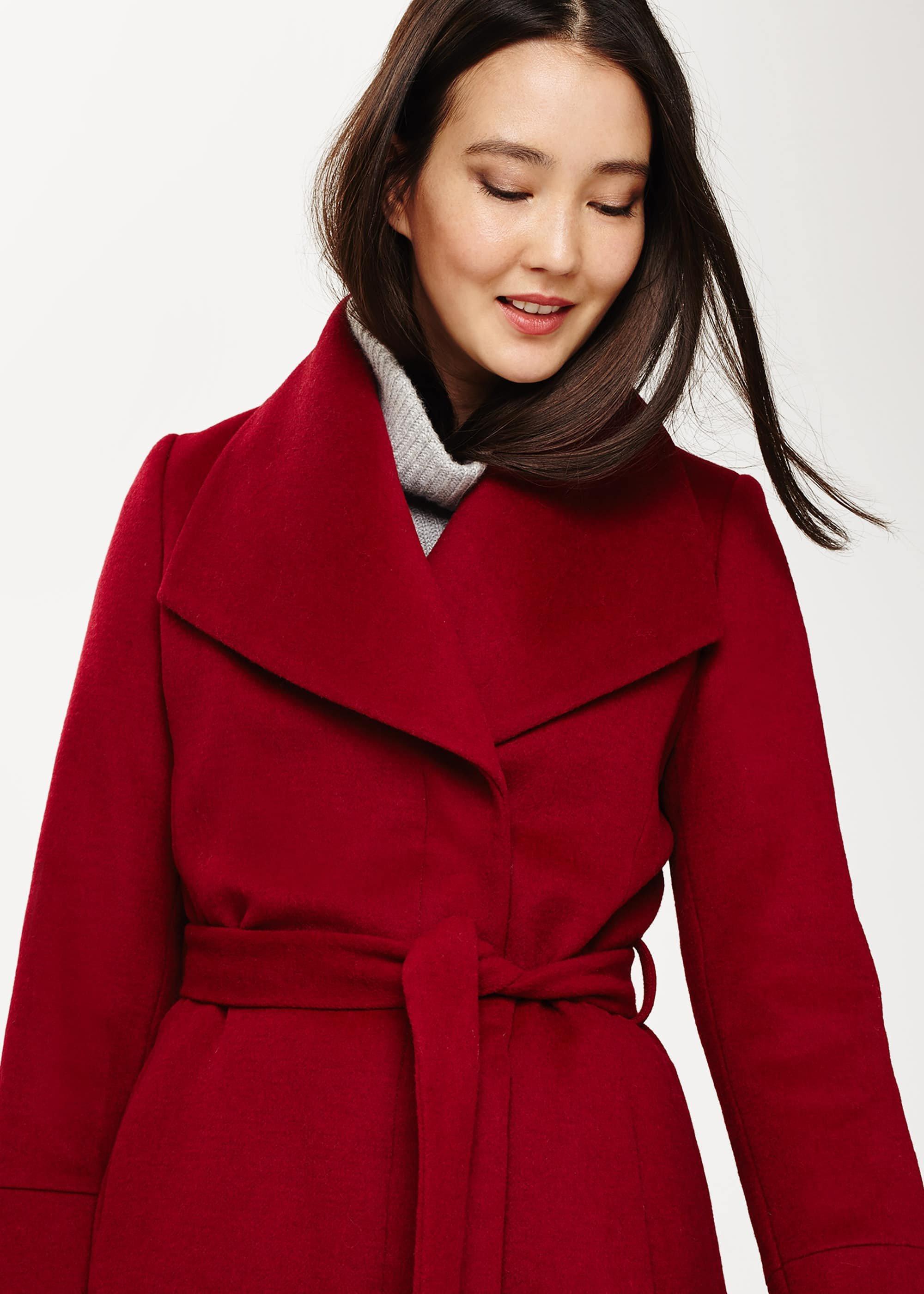 Nicci Belted Wool Coat