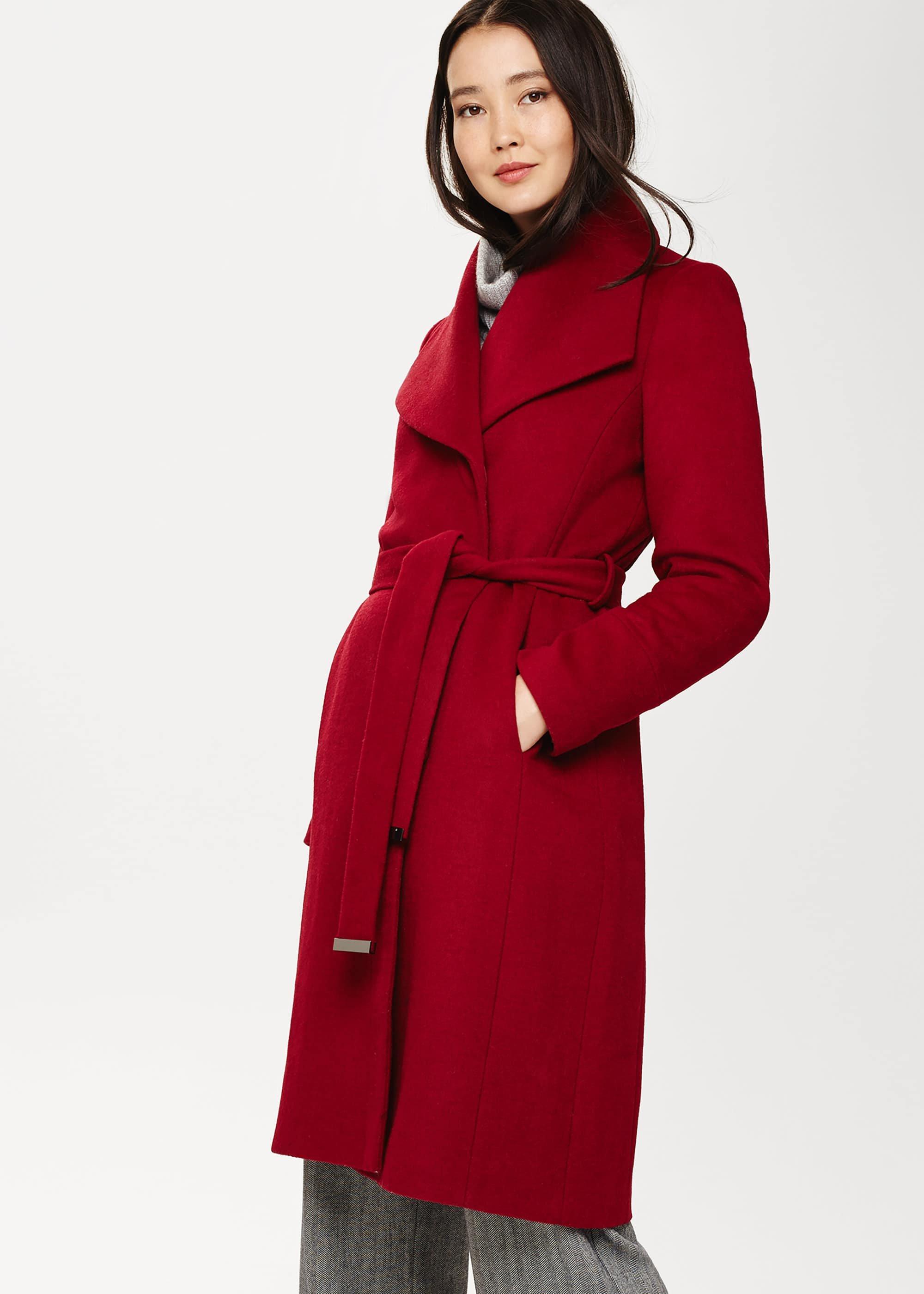 Nicci Belted Wool Coat