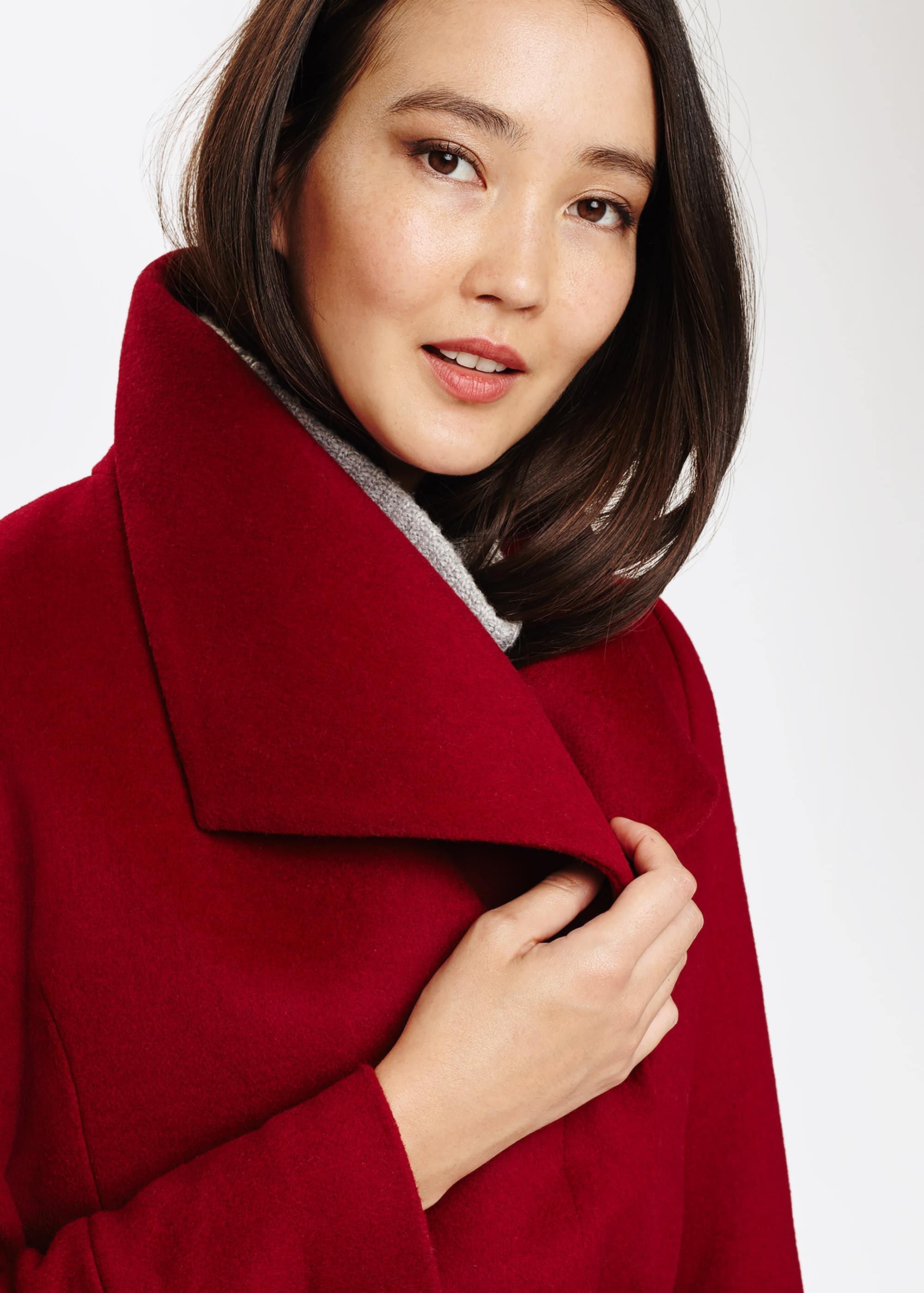 Nicci Belted Wool Coat