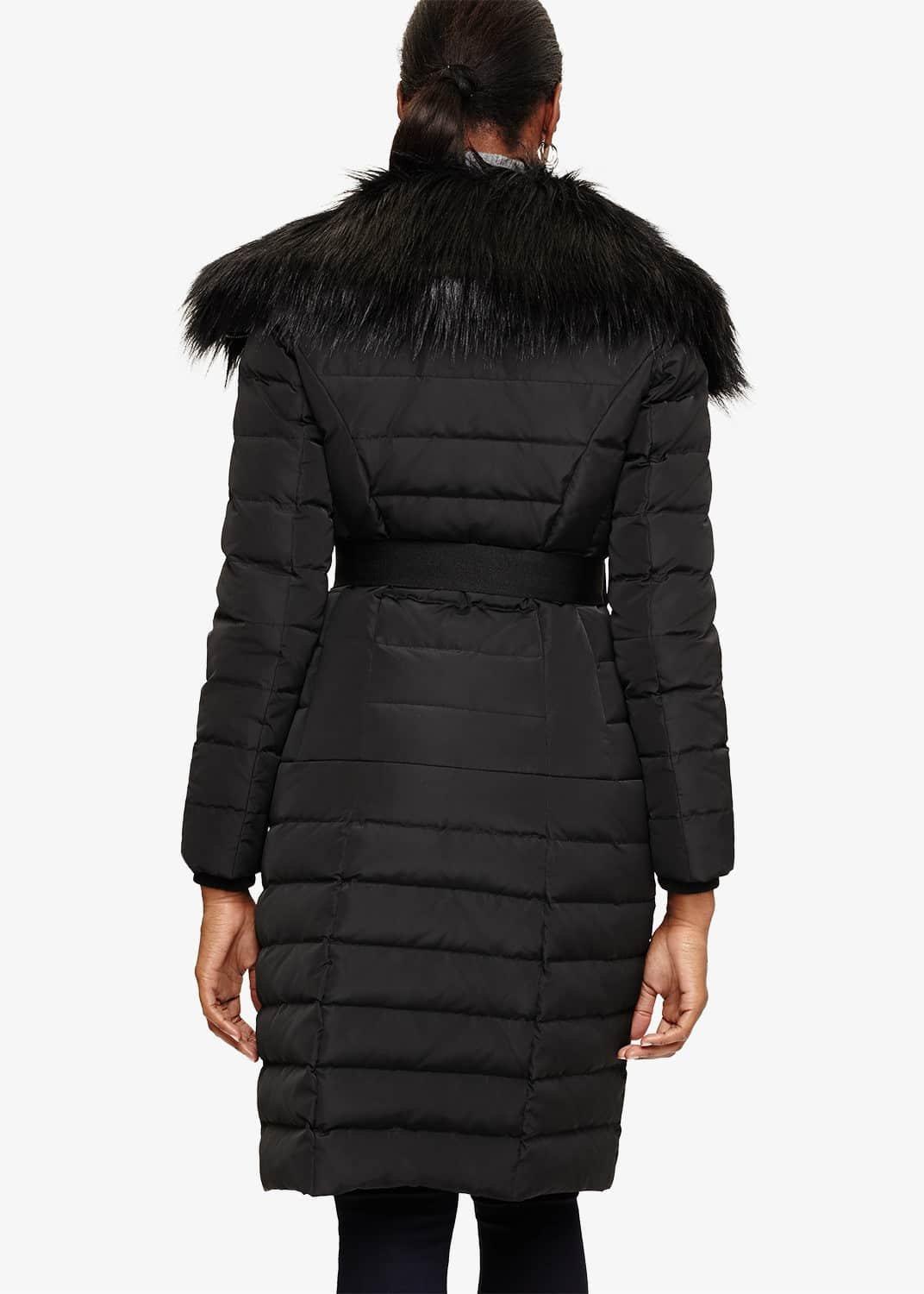 Malina Long Button Puffer Coat
