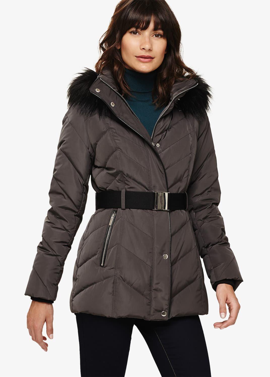 Chandra Chevron Puffer Jacket