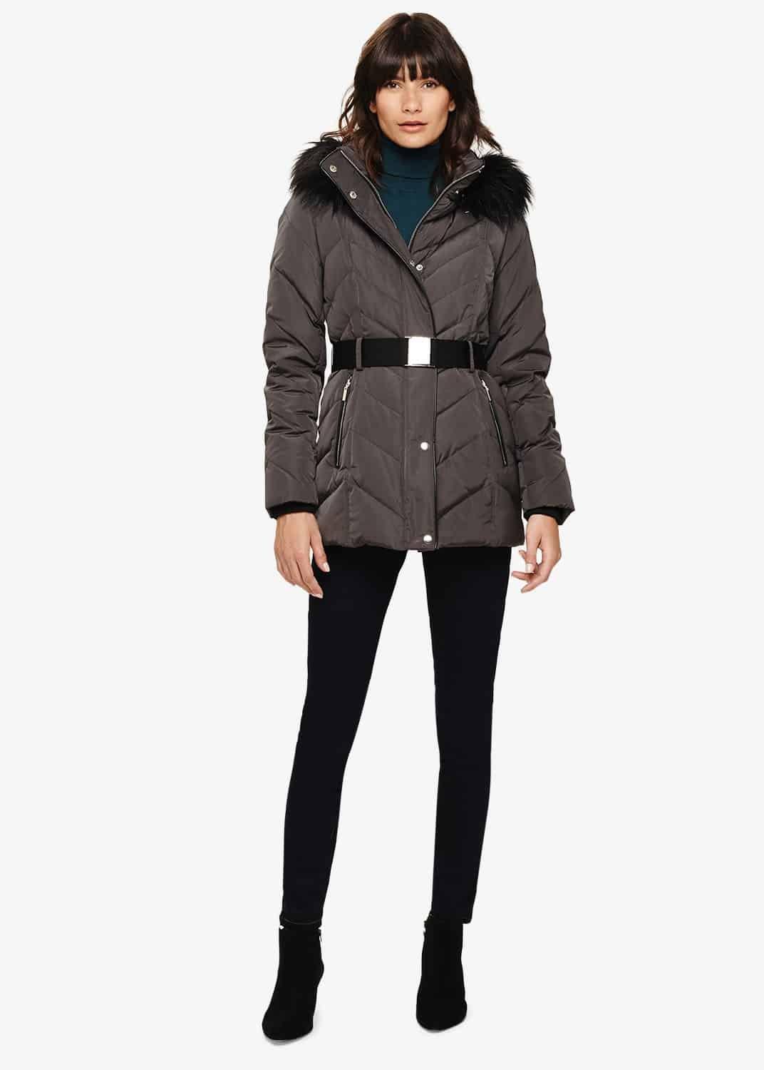 Chandra Chevron Puffer Jacket