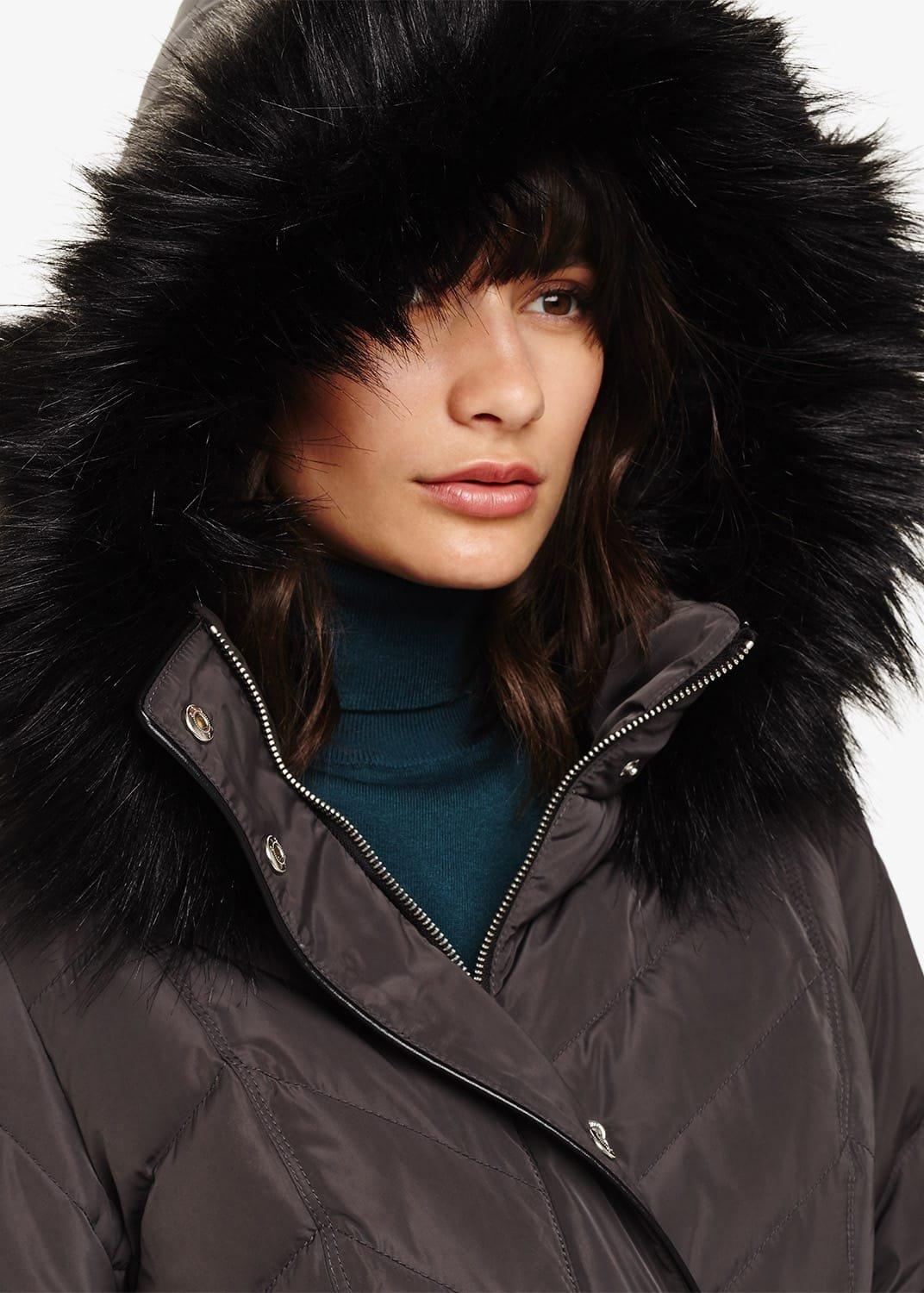 Chandra Chevron Puffer Jacket