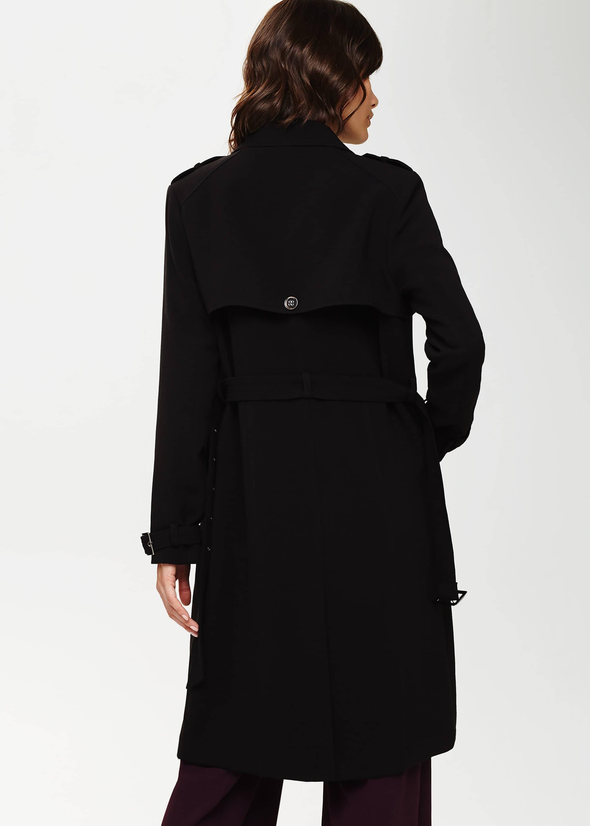 Charlie Crepe Trench Coat | Phase Eight UK |