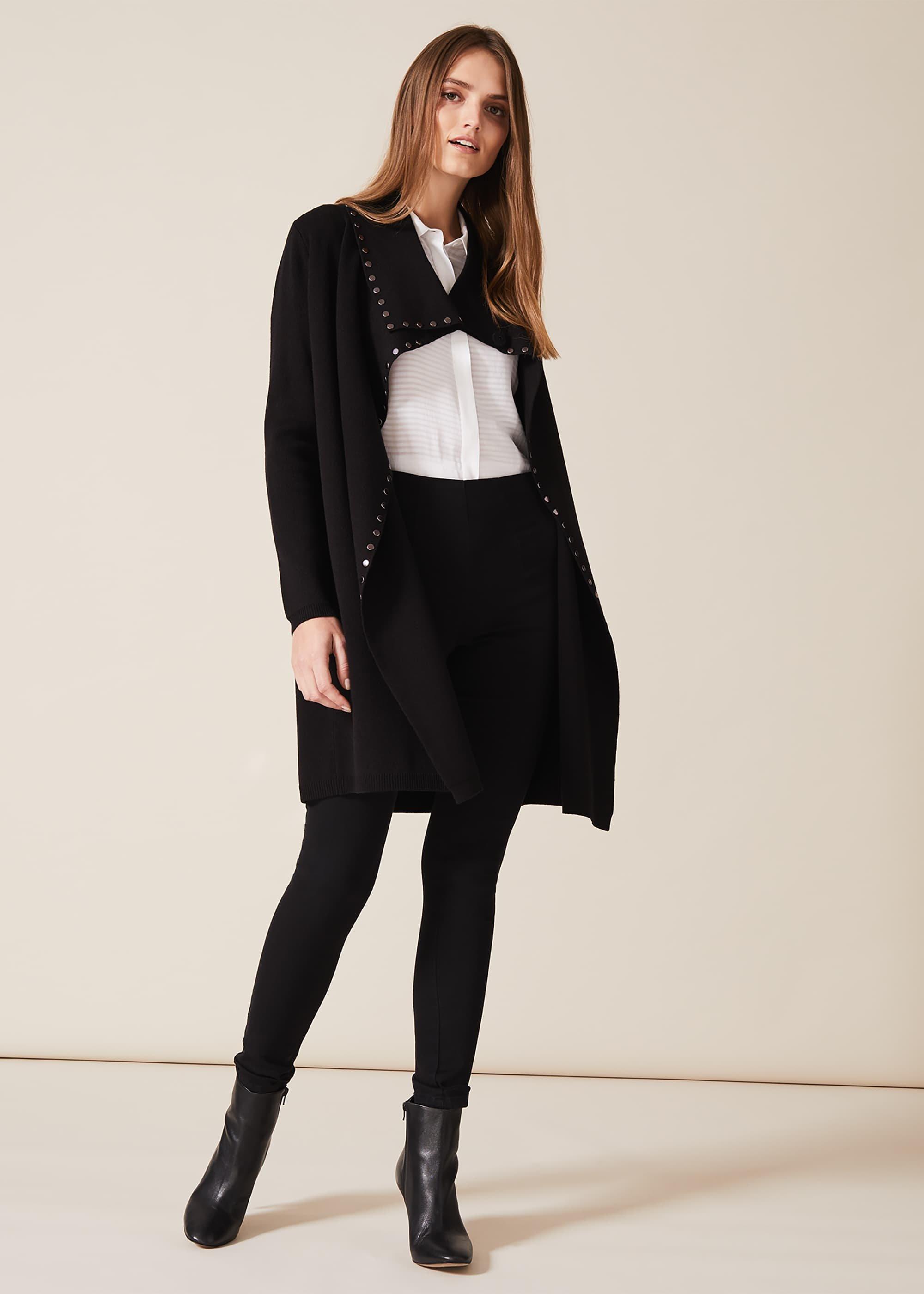 Paloma Stud Knit Coat