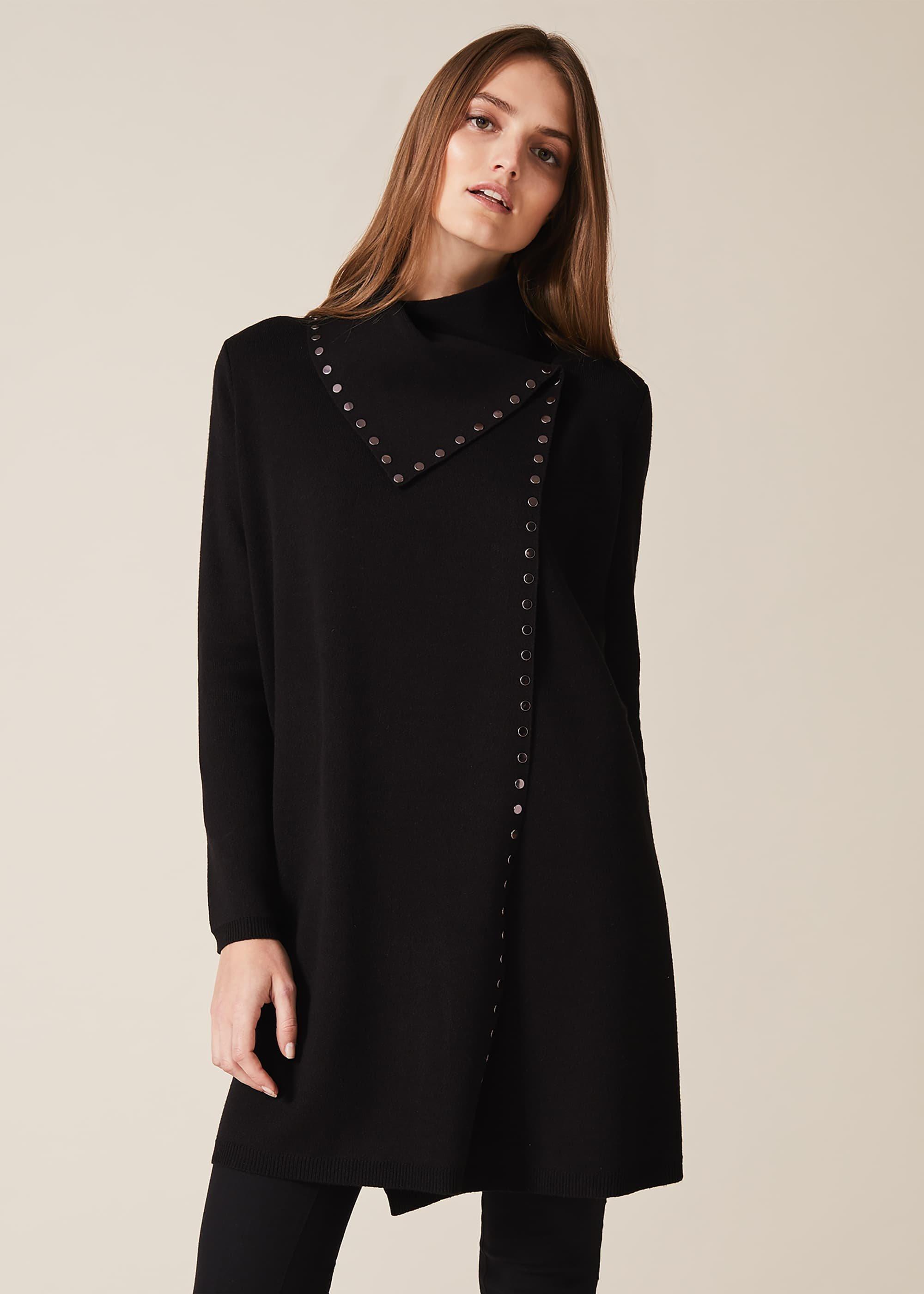 Paloma Stud Knit Coat