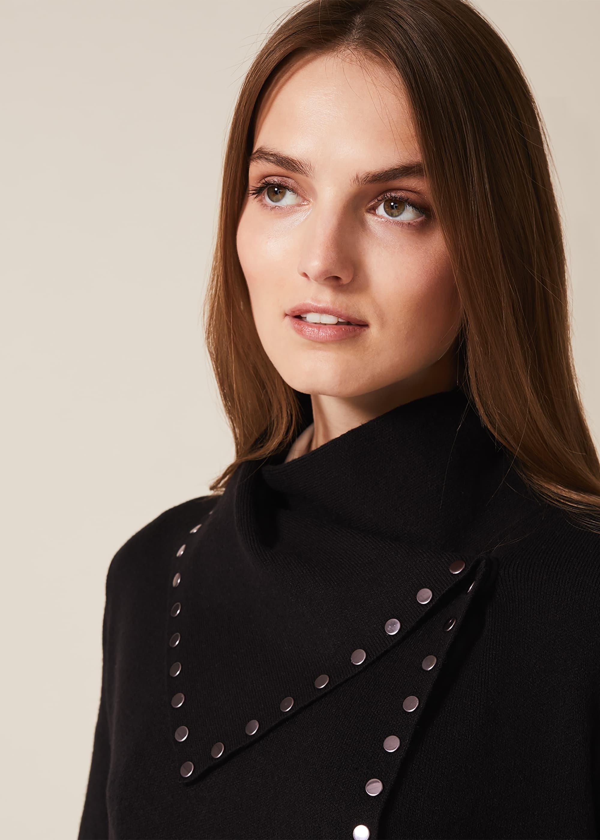 Paloma Stud Knit Coat