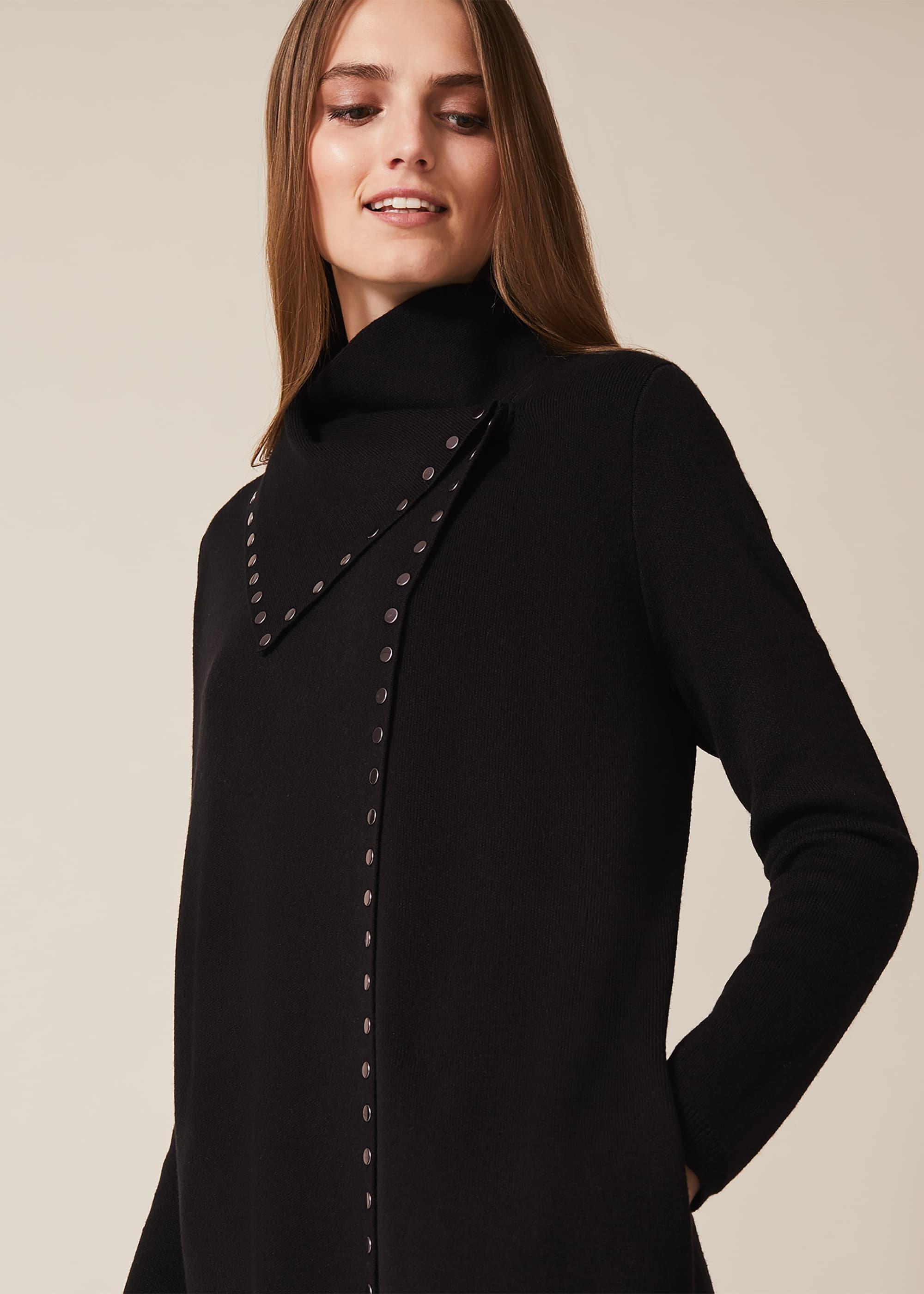 Paloma Stud Knit Coat