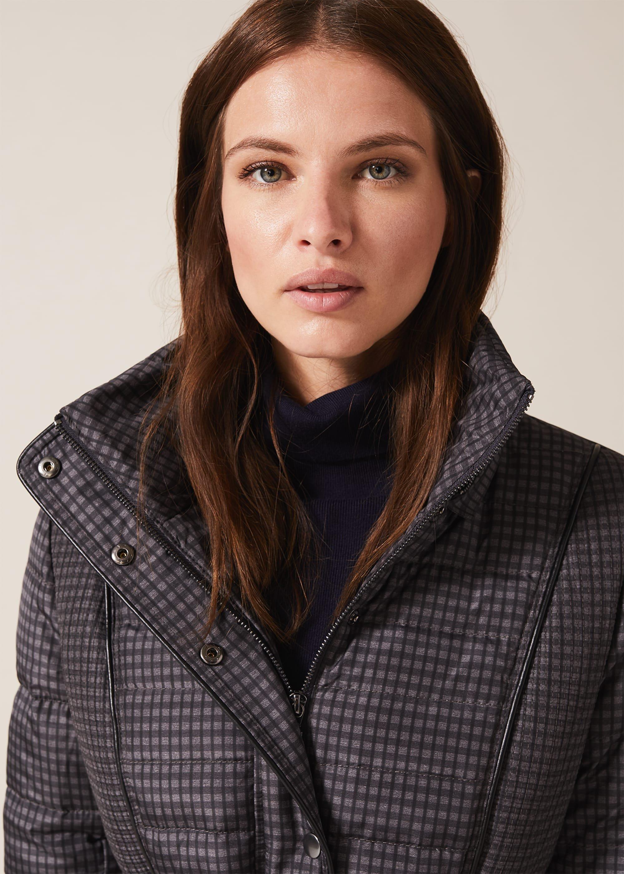 Brisa Check Puffer Jacket