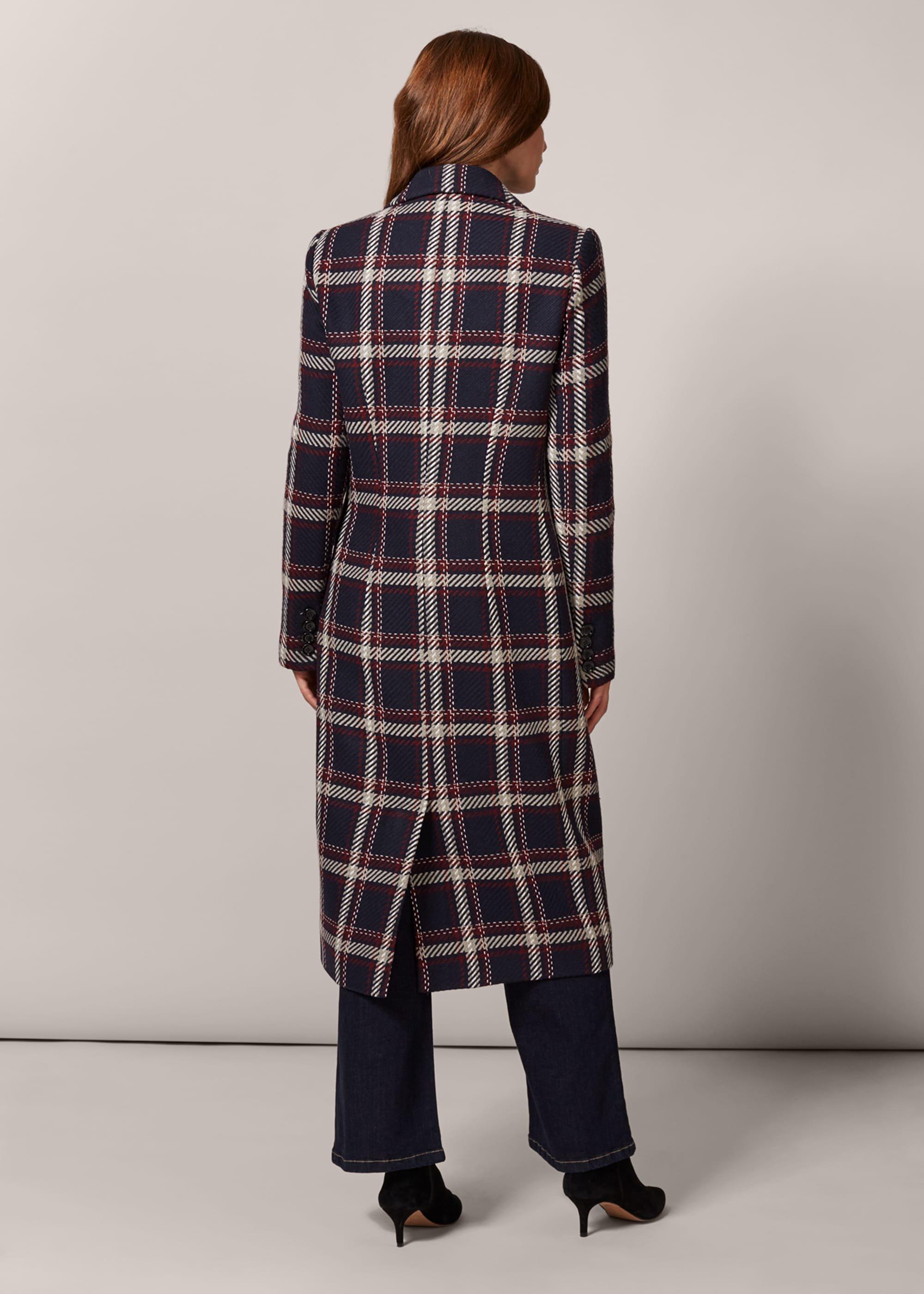 Candice Check Coat