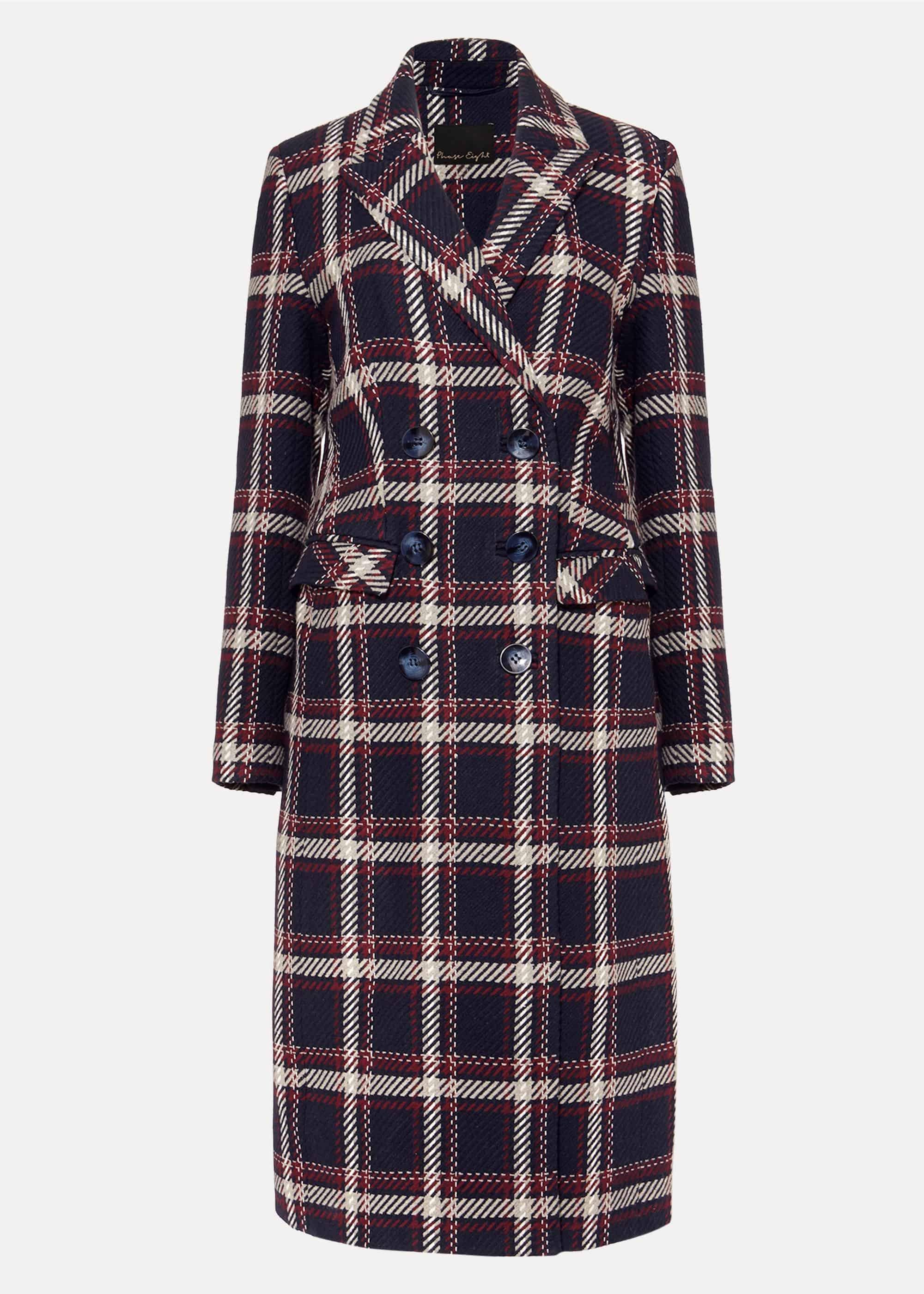 Candice Check Coat