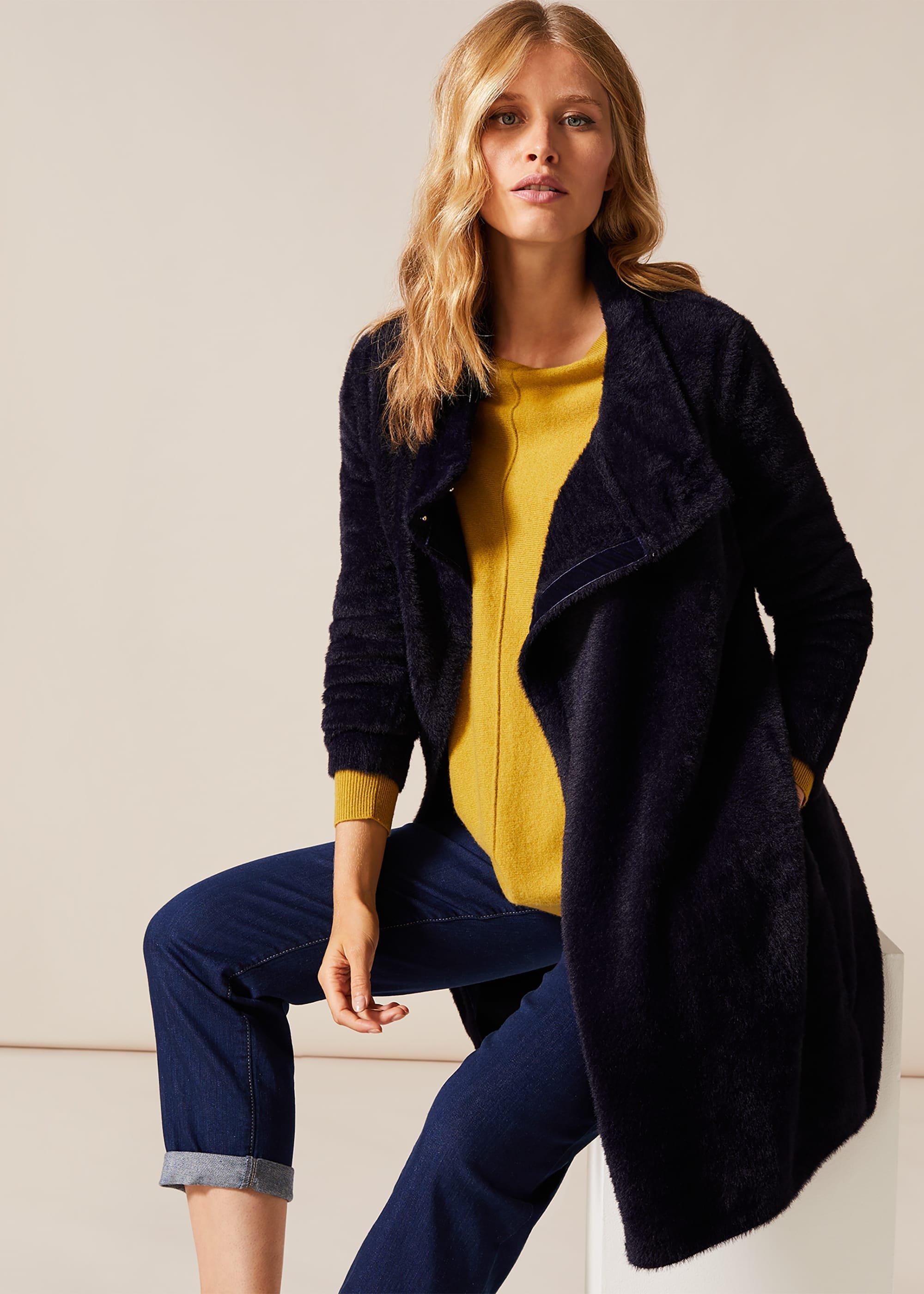 Fiona Fluffy Knit Coatigan