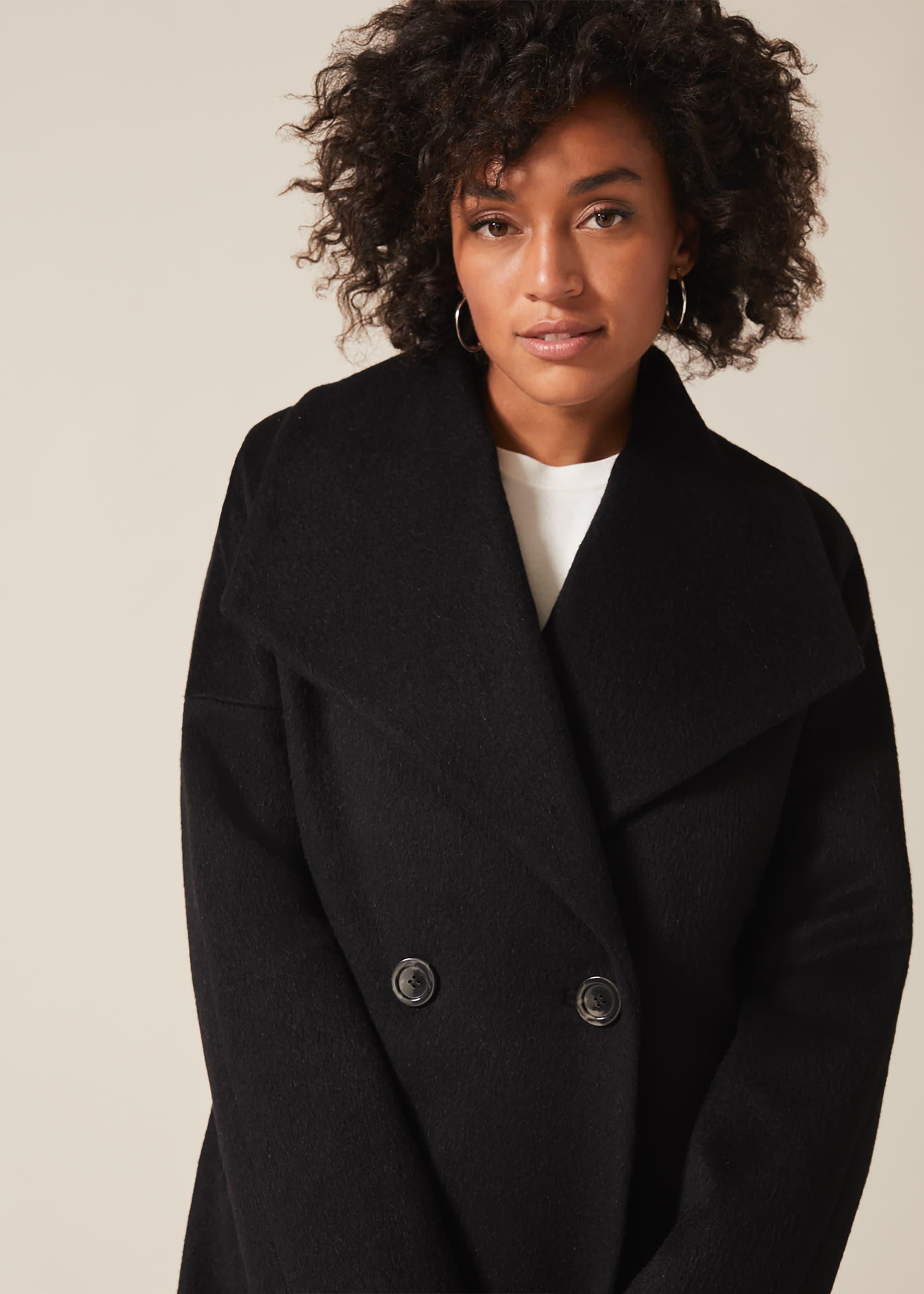 Beth Wool Cocoon Coat