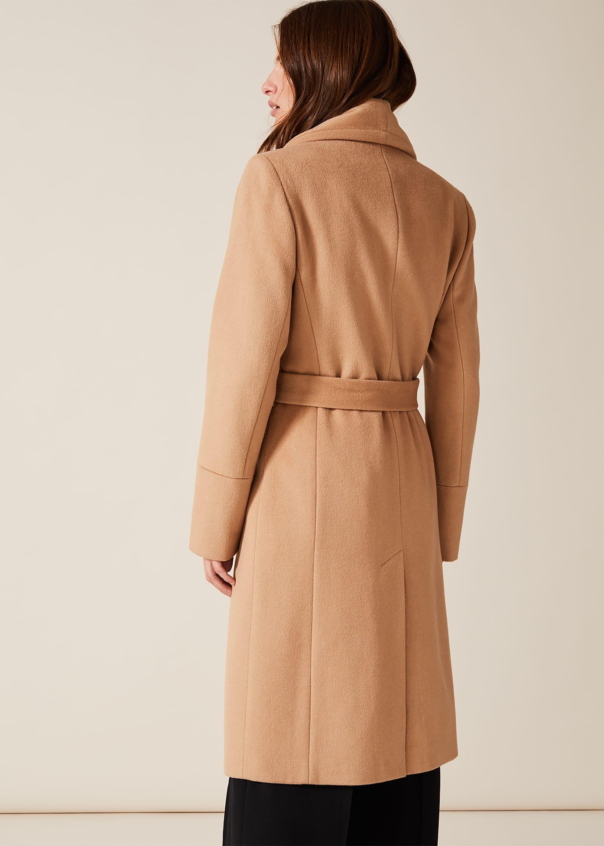 Nicci Belted Wool Coat