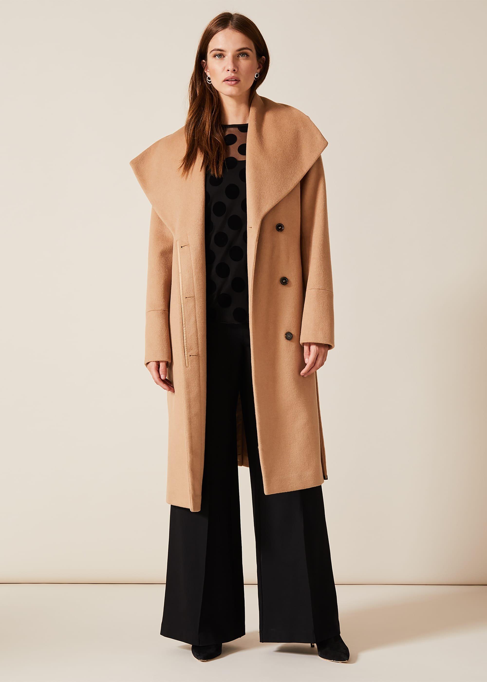 Nicci Belted Wool Coat