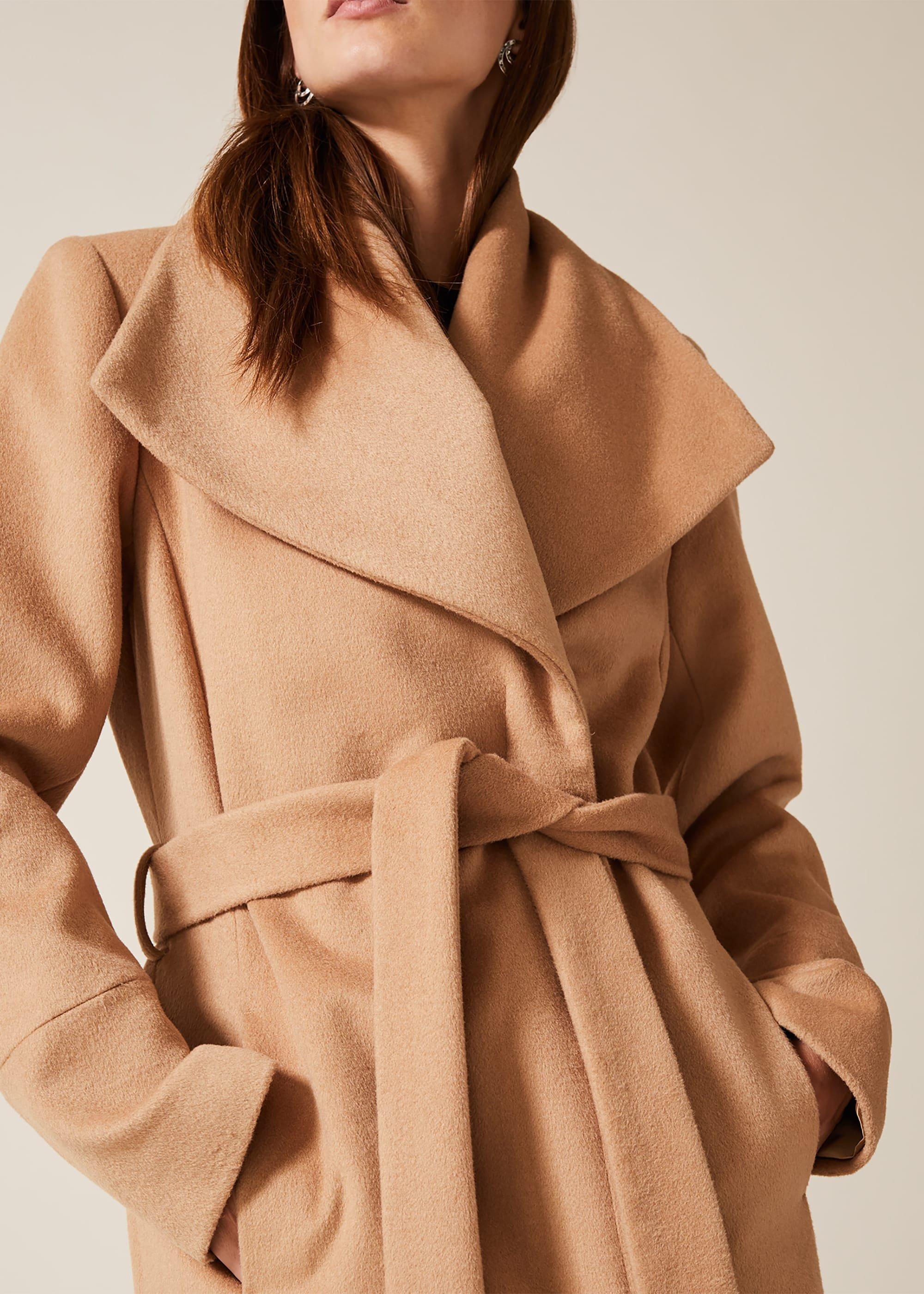 Nicci Belted Wool Coat