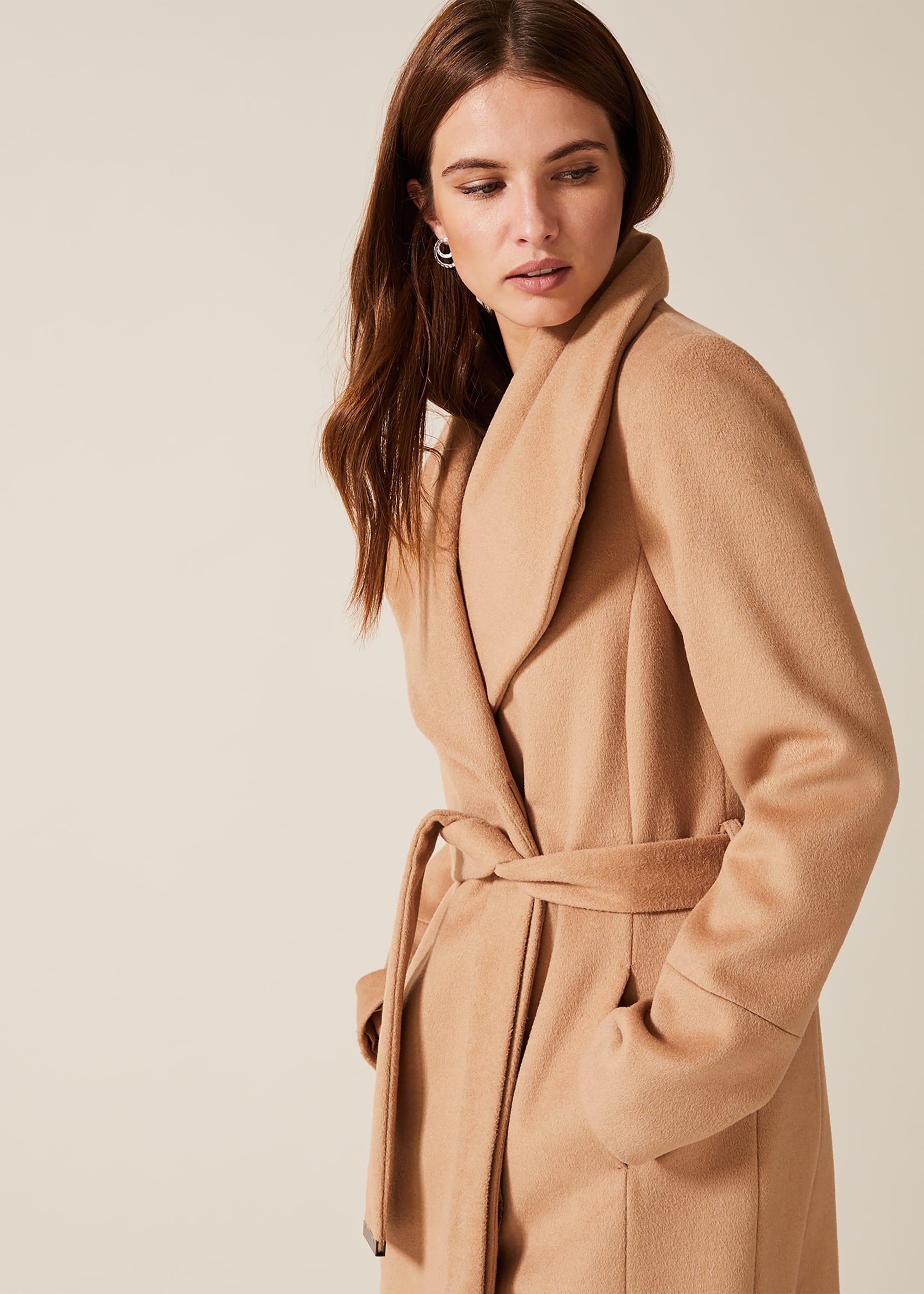 Nicci Belted Wool Coat