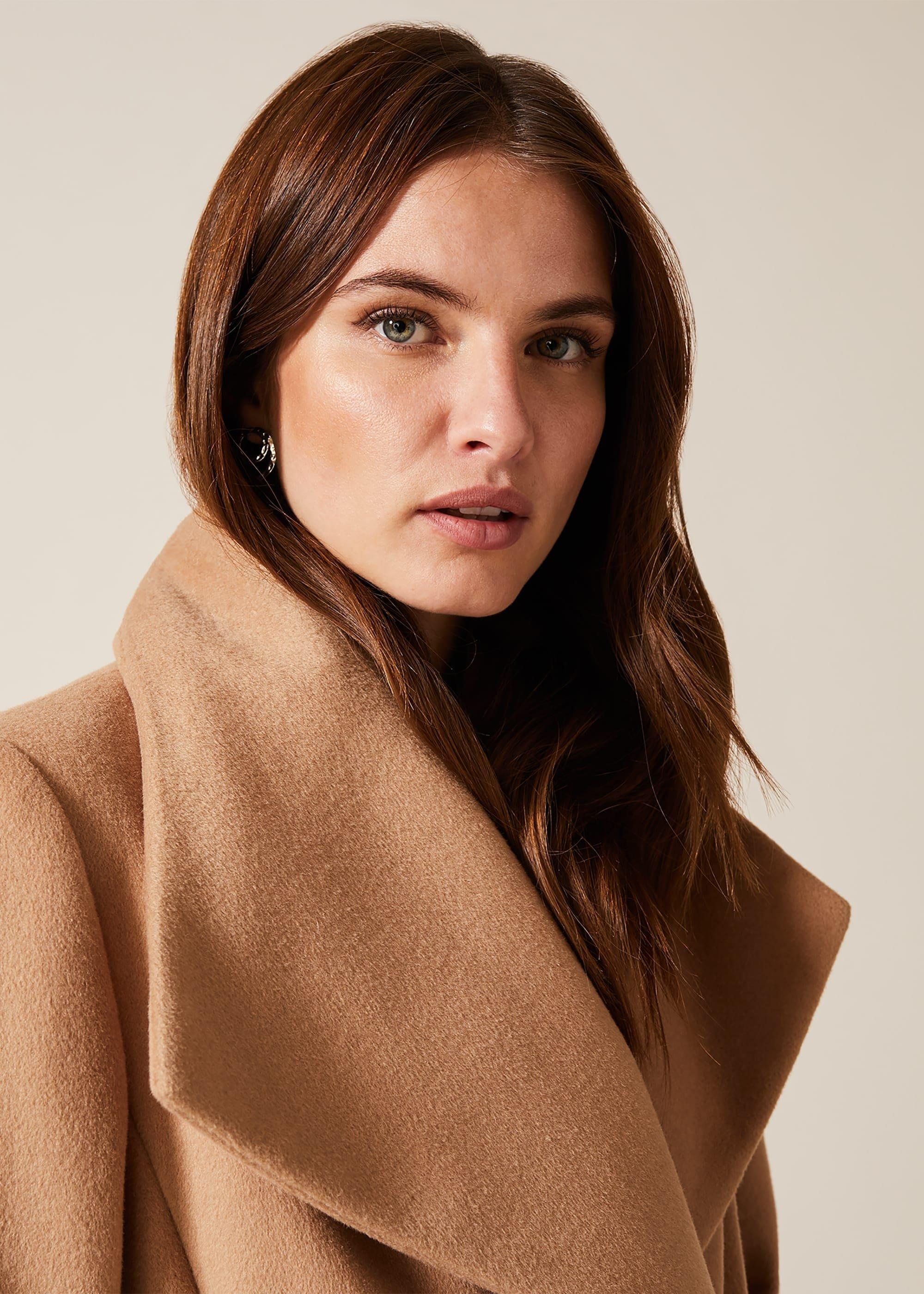 Nicci Belted Wool Coat