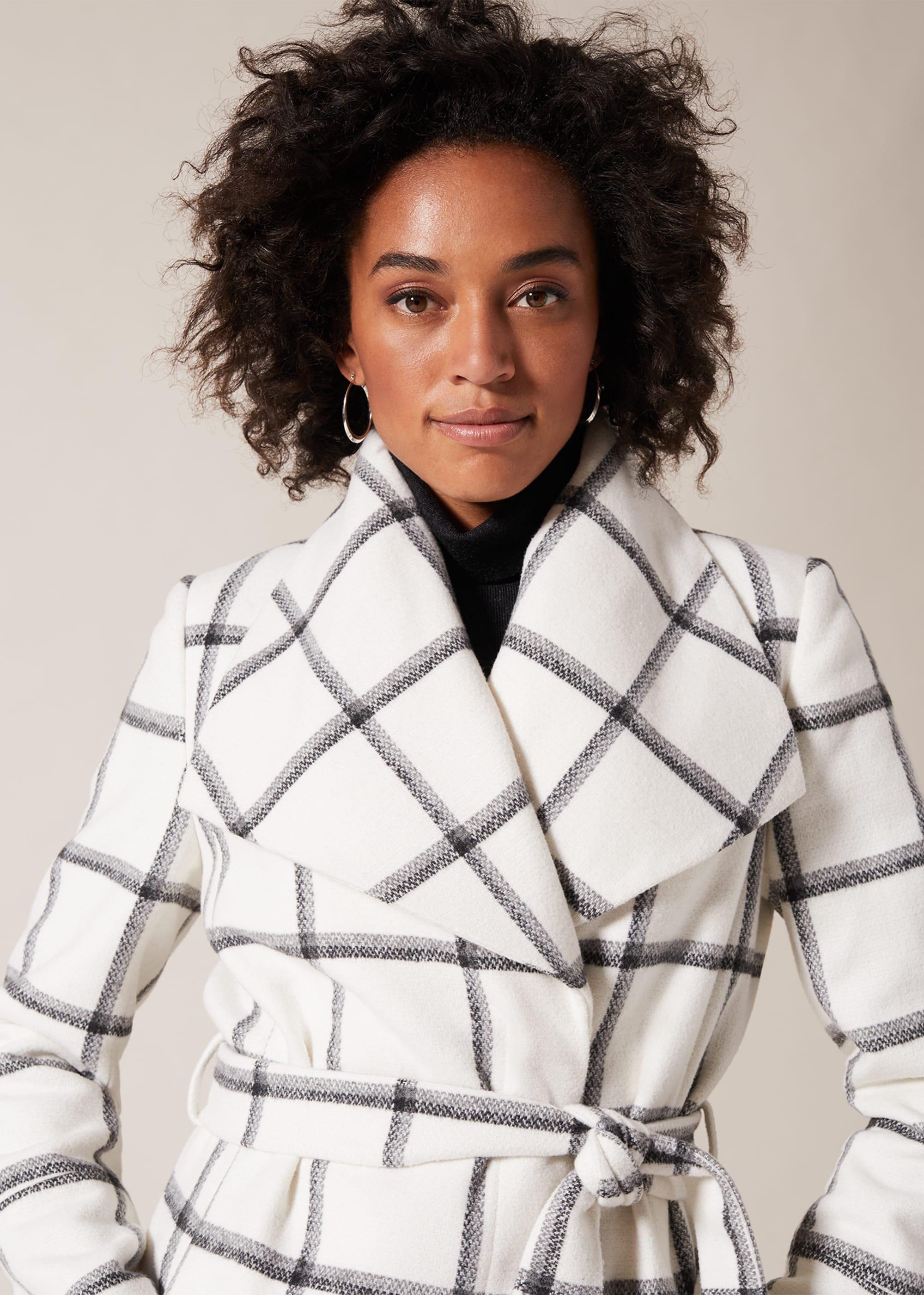 Nicci Check Coat