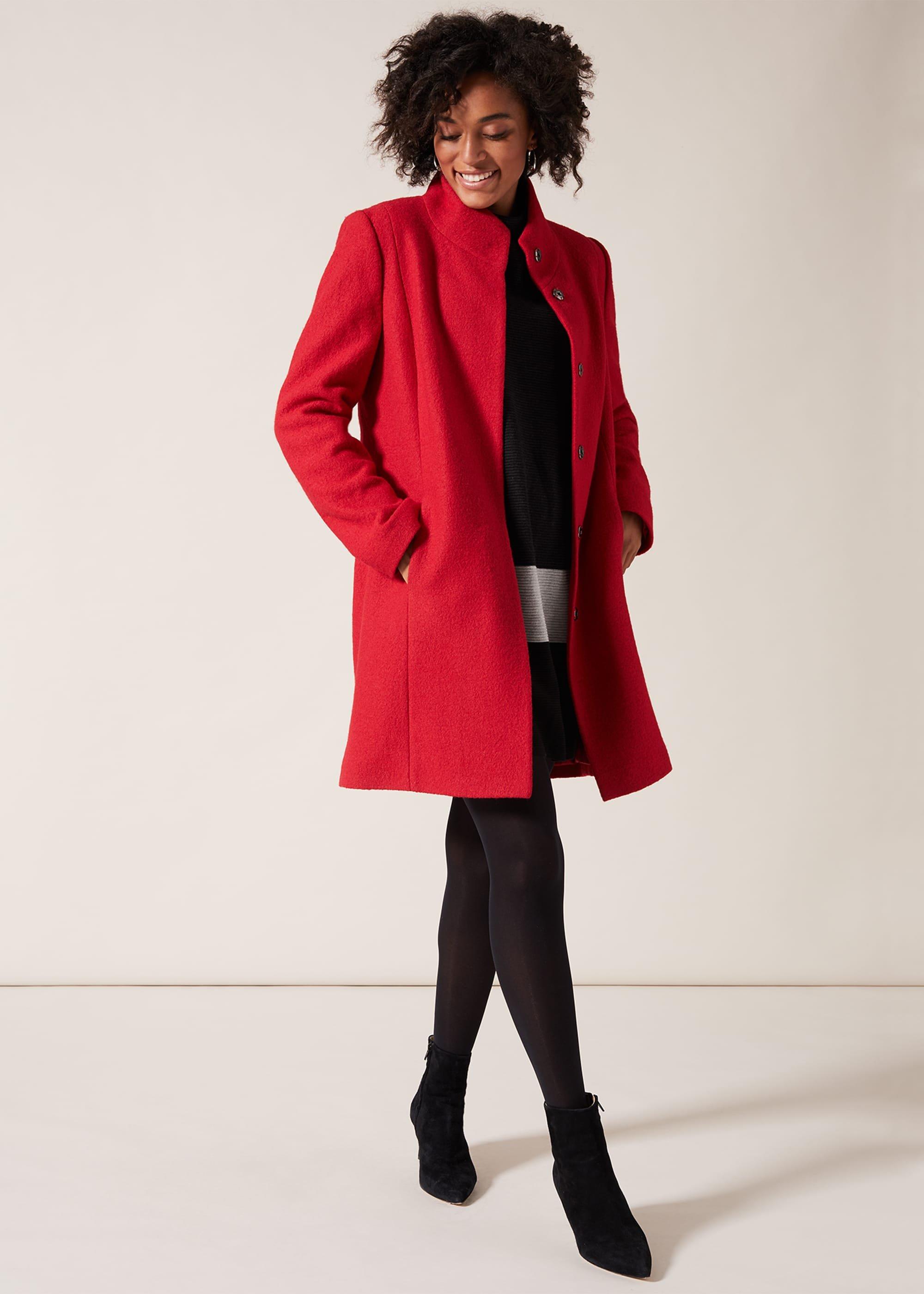 Bailie Boiled Wool Coat
