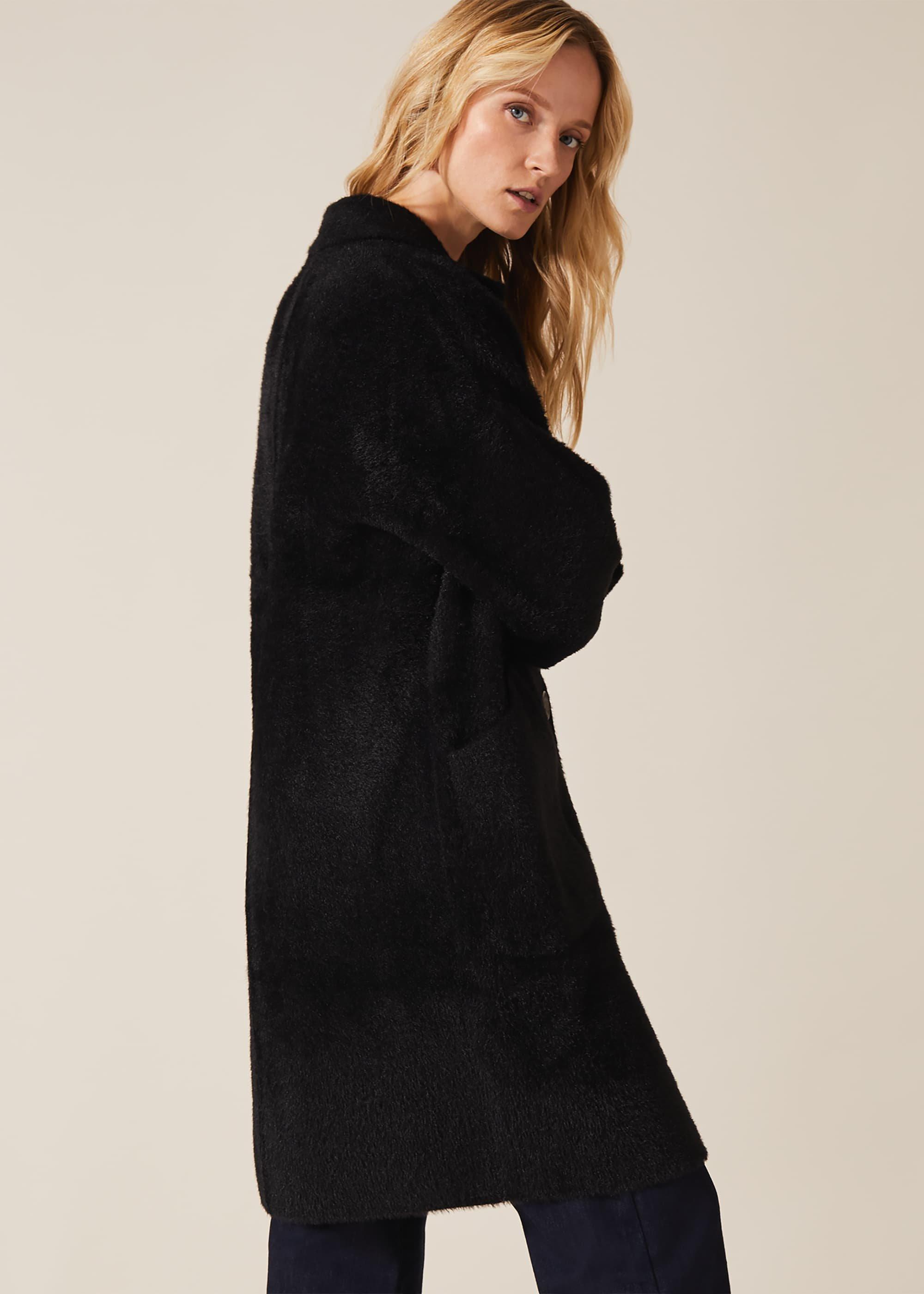 Floressa Fluffy Knit Coat